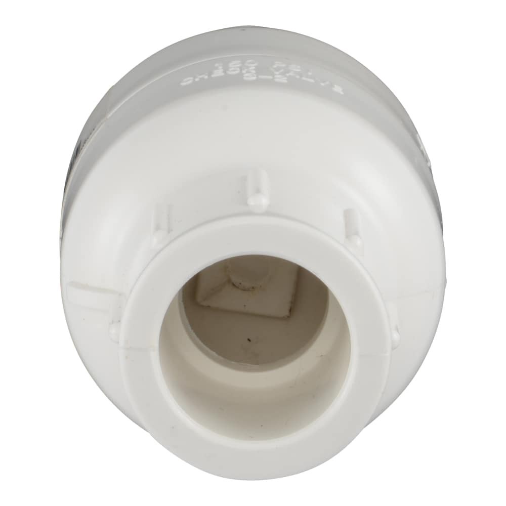 slide 2 of 6, RELIABILT 1/2-in PVC x PVC PVC Sch 40 Spring loaded check valve, 1 ct