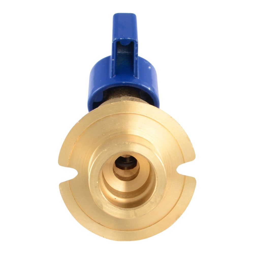 slide 2 of 6, RELIABILT 1/2-in Sweat Brass Quarter turn Hose bibb, 1 ct