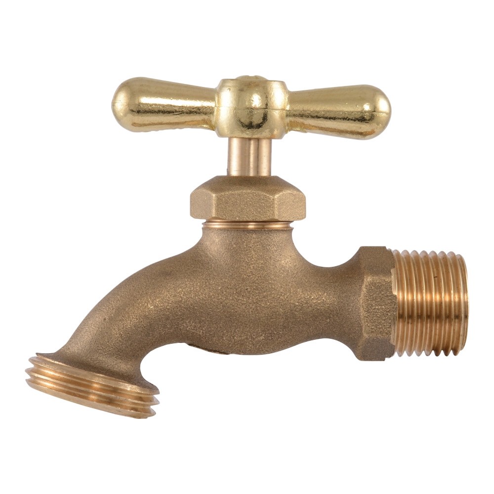 slide 3 of 6, RELIABILT 1/2-in Copper sweat/MIP Brass Multi turn Hose bibb, 1 ct