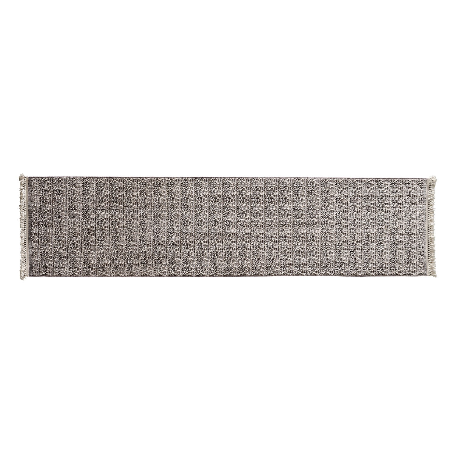 slide 6 of 6, allen + roth Lunar Veil 2 x 8 (ft) Loomed Gray/Beige Rectangular Indoor Geometric Coastal Runner rug, 1 ct