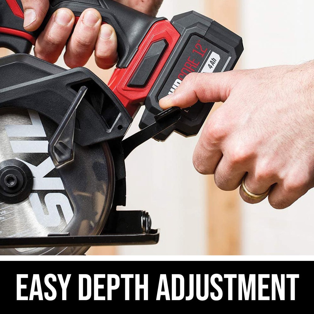 slide 2 of 5, SKIL PWR CORE 12 12-volt 5-1/2-in Brushless Cordless Circular saw (Battery Not Included and Charger Not Included), 1 ct