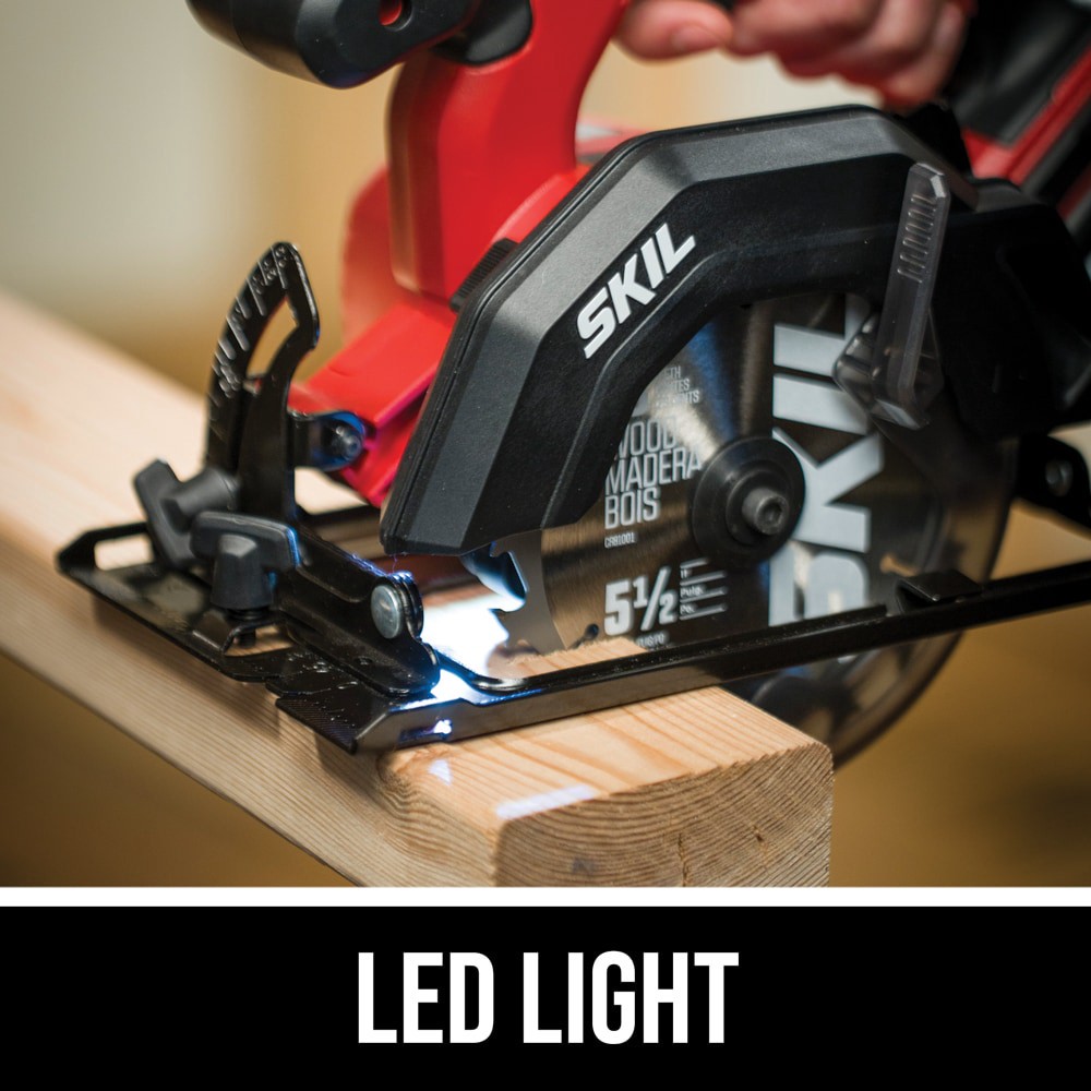 slide 3 of 5, SKIL PWR CORE 12 12-volt 5-1/2-in Brushless Cordless Circular saw (Battery Not Included and Charger Not Included), 1 ct
