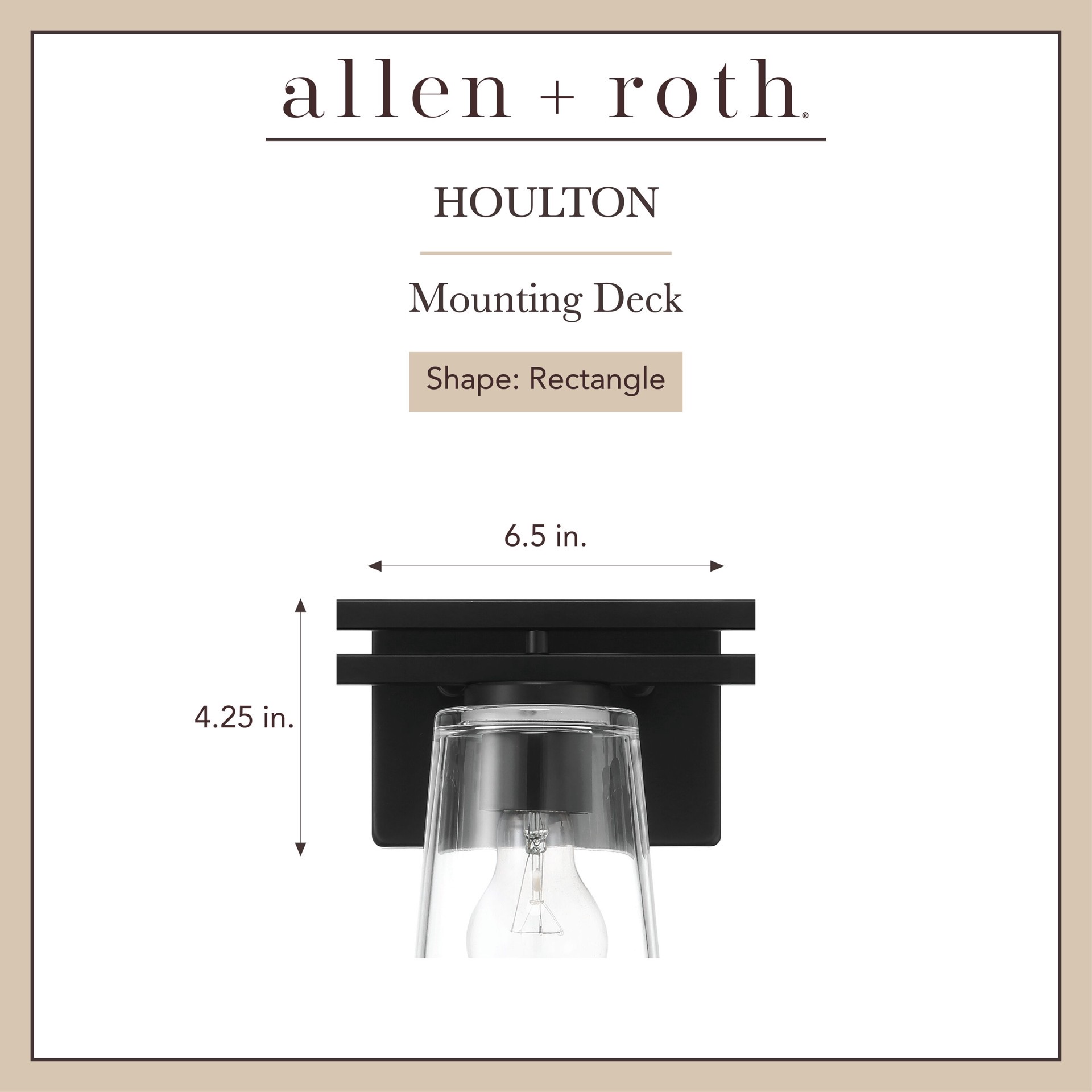 slide 2 of 6, allen + roth Houlton 22-in 3 -Light Black Modern/contemporary Vanity light, 1 ct