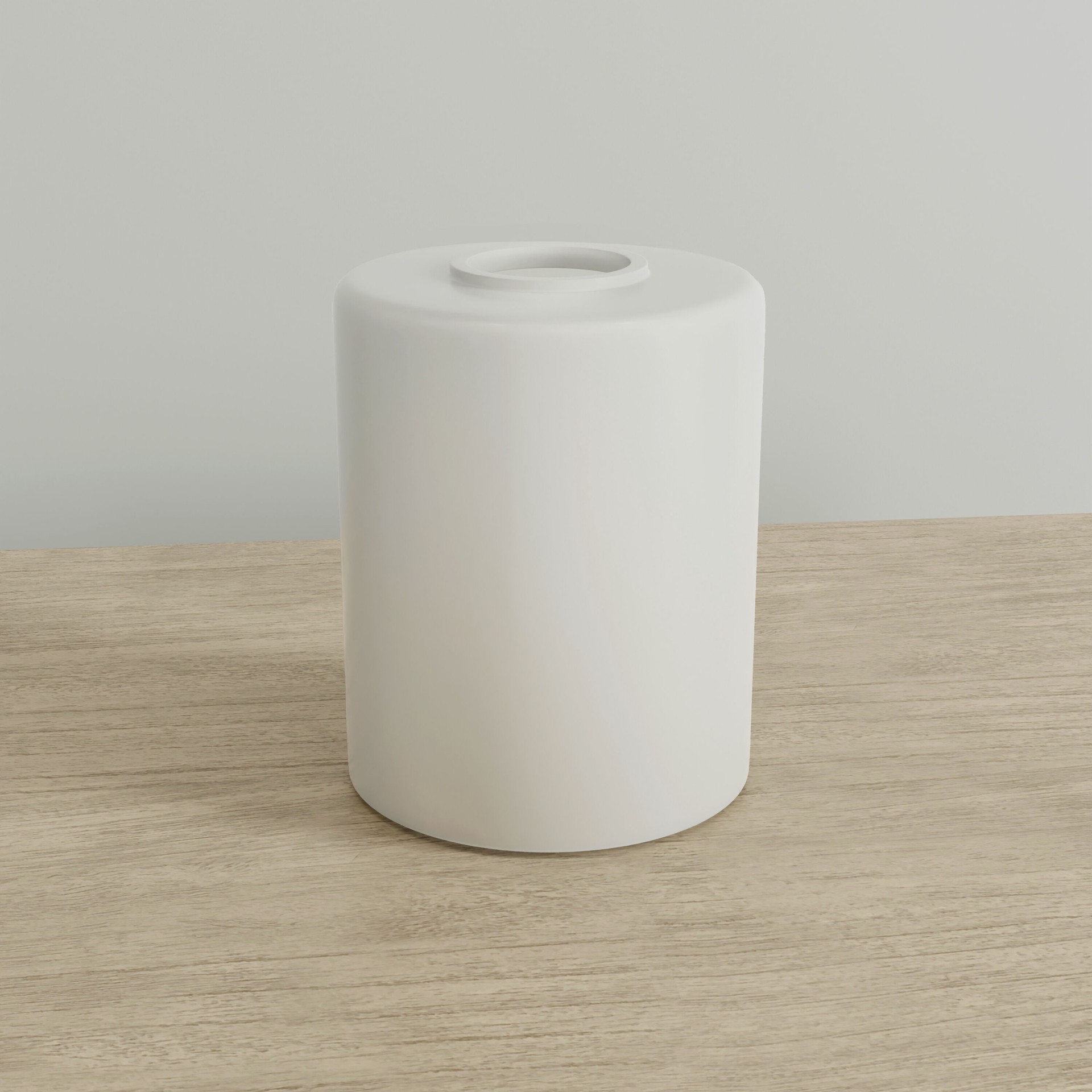 slide 2 of 6, Style Selections Mix and Match 5.23-in x 4.33-in Cylinder White Frosted glass Vanity light shade with 1-5/8-in Fitter, 1 ct