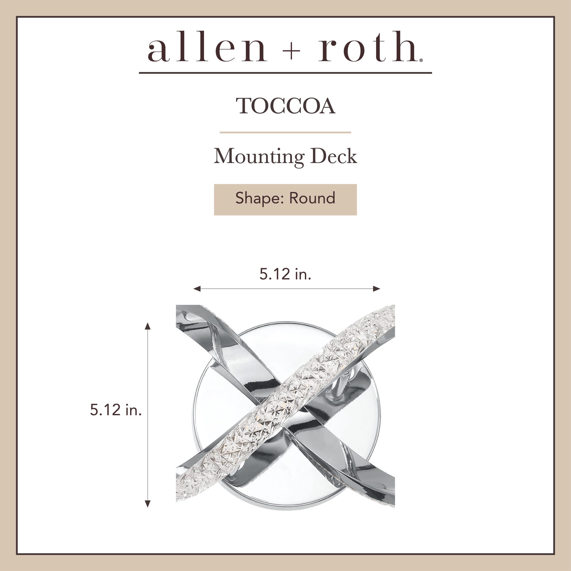 slide 2 of 6, allen + roth Toccoa 22.06-in 2 -Light Chrome Integrated LED Modern/contemporary Vanity light, 1 ct