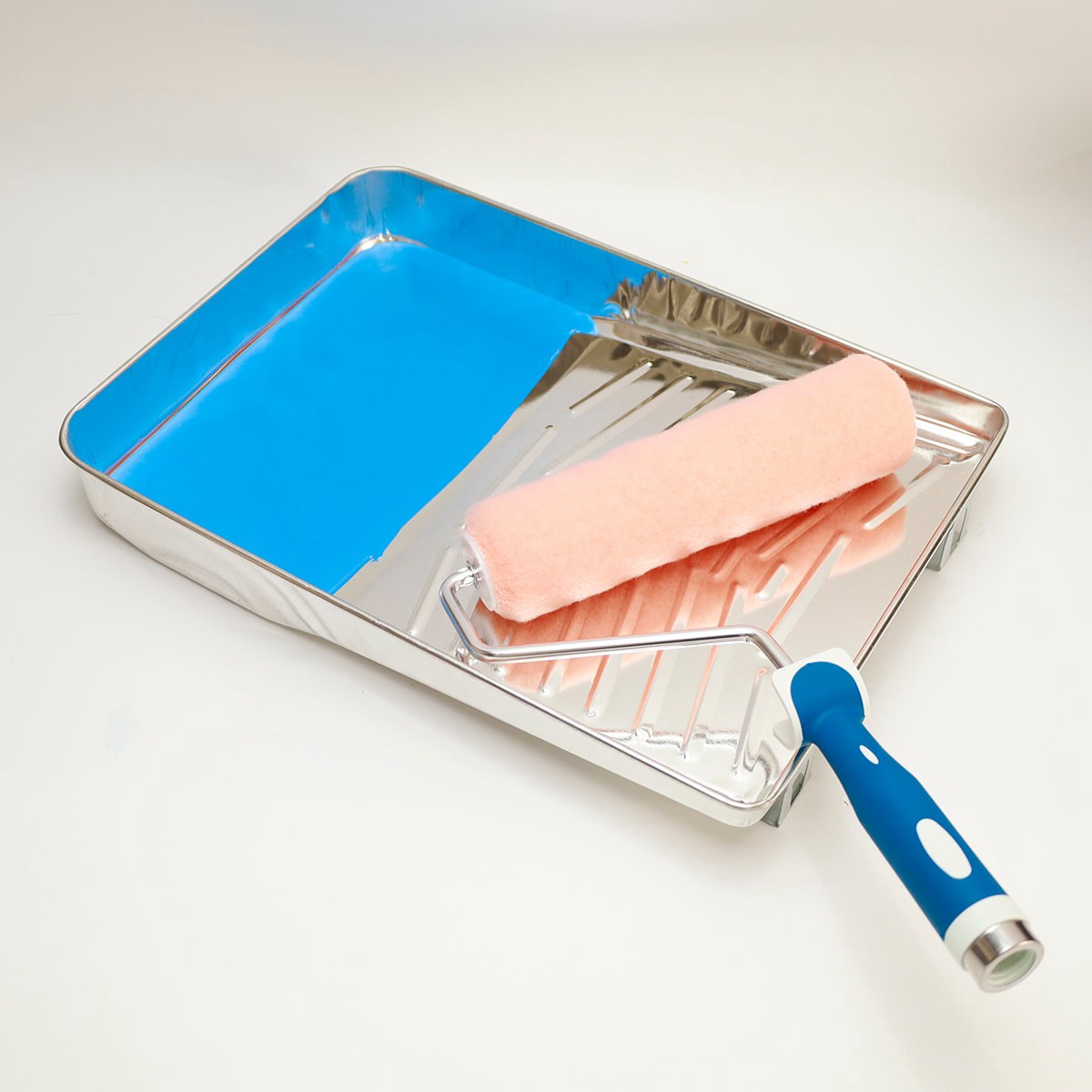 slide 6 of 6, Project Source 3 -Pack 9-in x 3/8-in Nap Standard Knit Paint Roller Cover, 1 ct