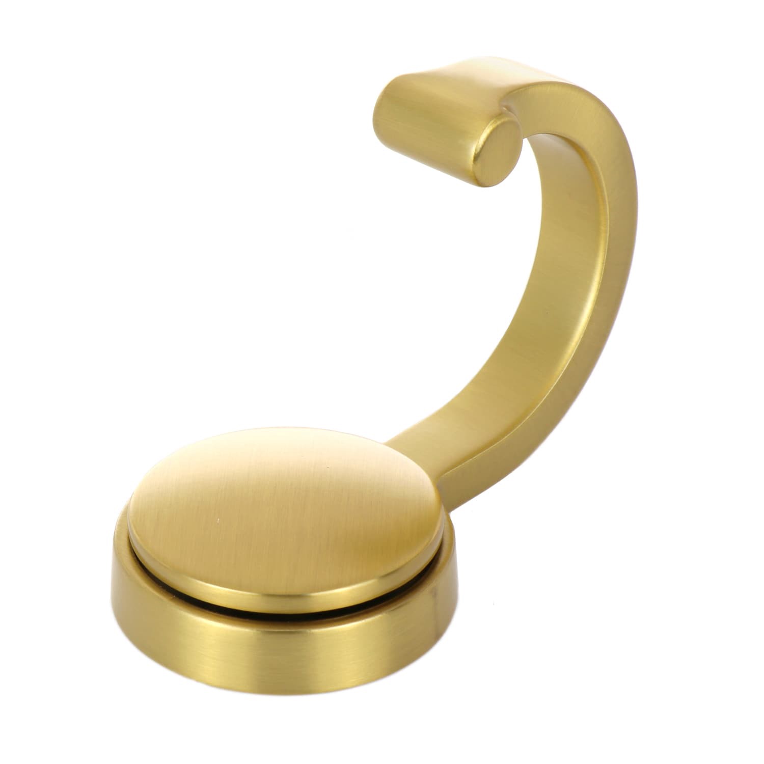 slide 3 of 4, allen + roth 2.06-in Brushed Gold Zinc Straight hook, 1 ct