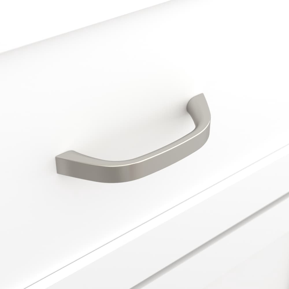 slide 2 of 6, Origin 21 LEXI 3-in , 76mm Center to Center Satin Nickel Arch Handle Drawer Pull, 1 ct