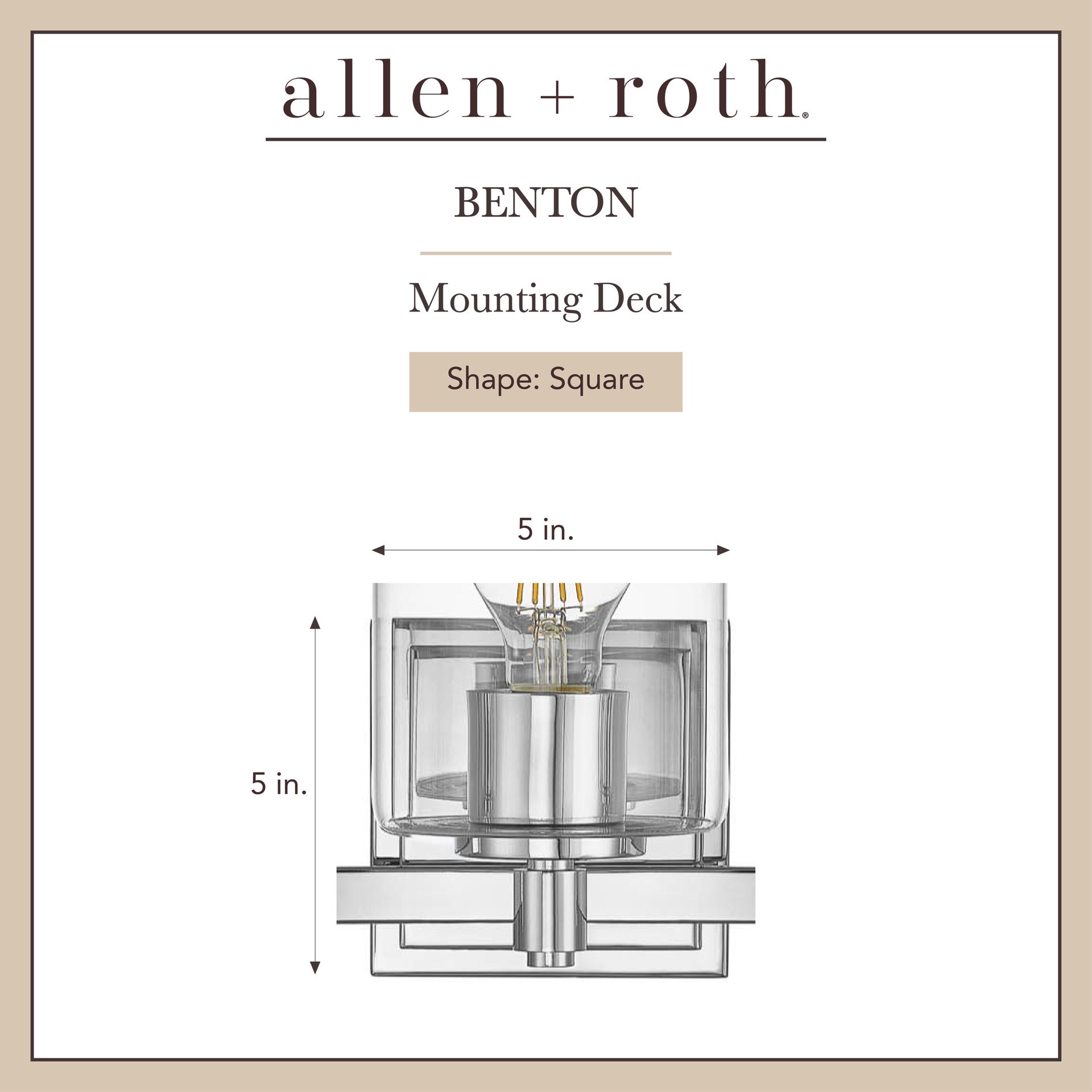slide 3 of 6, allen + roth Benton 24-in 3 -Light Polished Chrome Transitional Vanity light, 1 ct