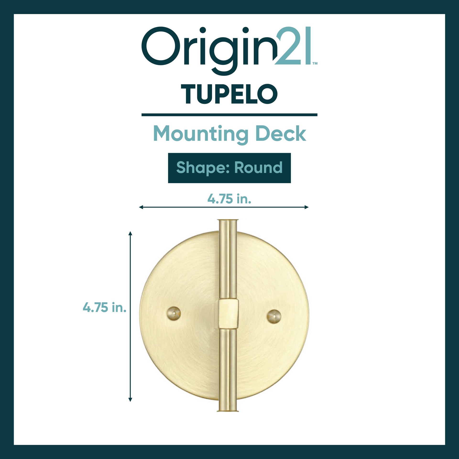 slide 3 of 6, Origin 21 Tupelo 5.88-in 2 Light Brushed Gold Modern/contemporary Bathroom Vanity light, 1 ct