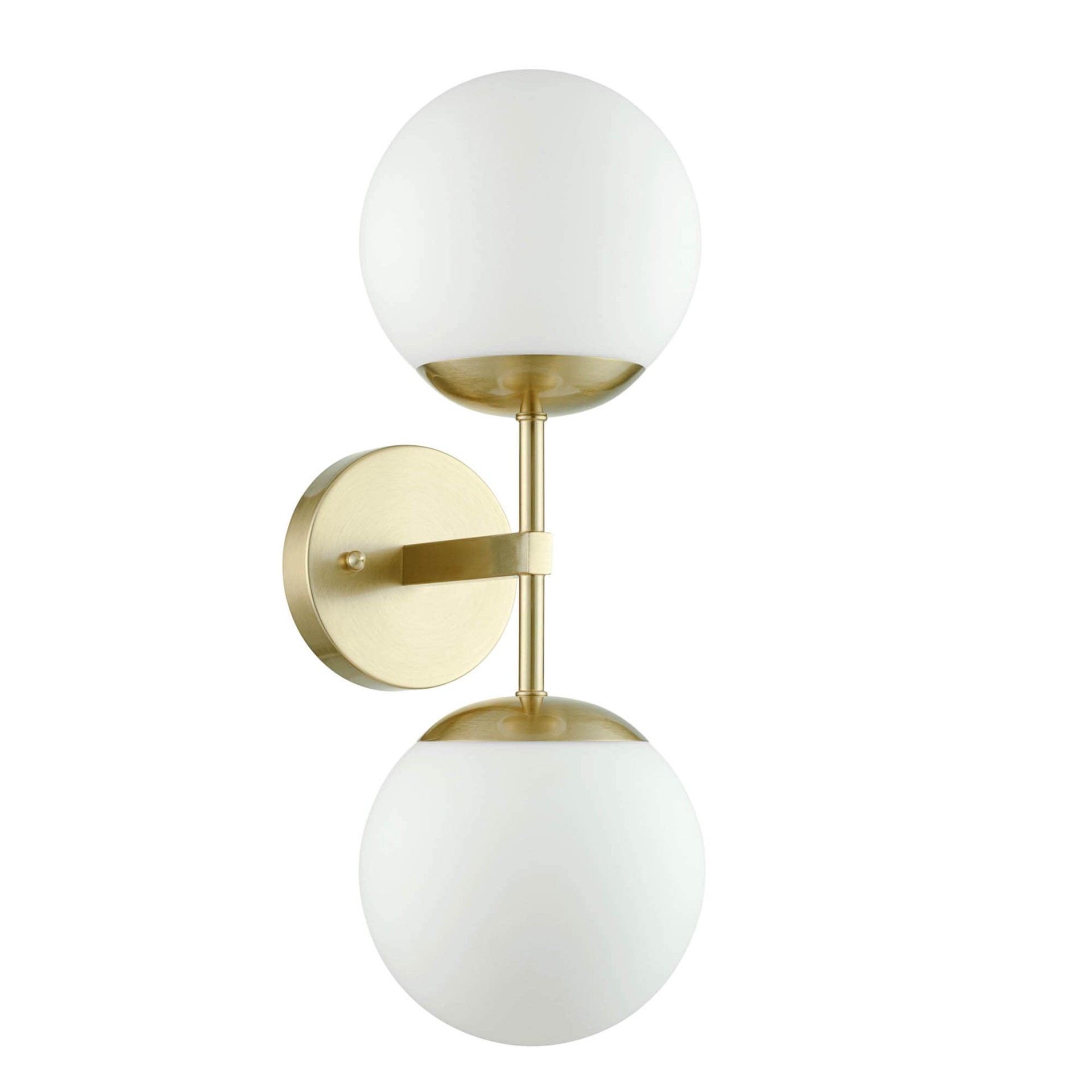 slide 4 of 6, Origin 21 Tupelo 5.88-in 2 Light Brushed Gold Modern/contemporary Bathroom Vanity light, 1 ct