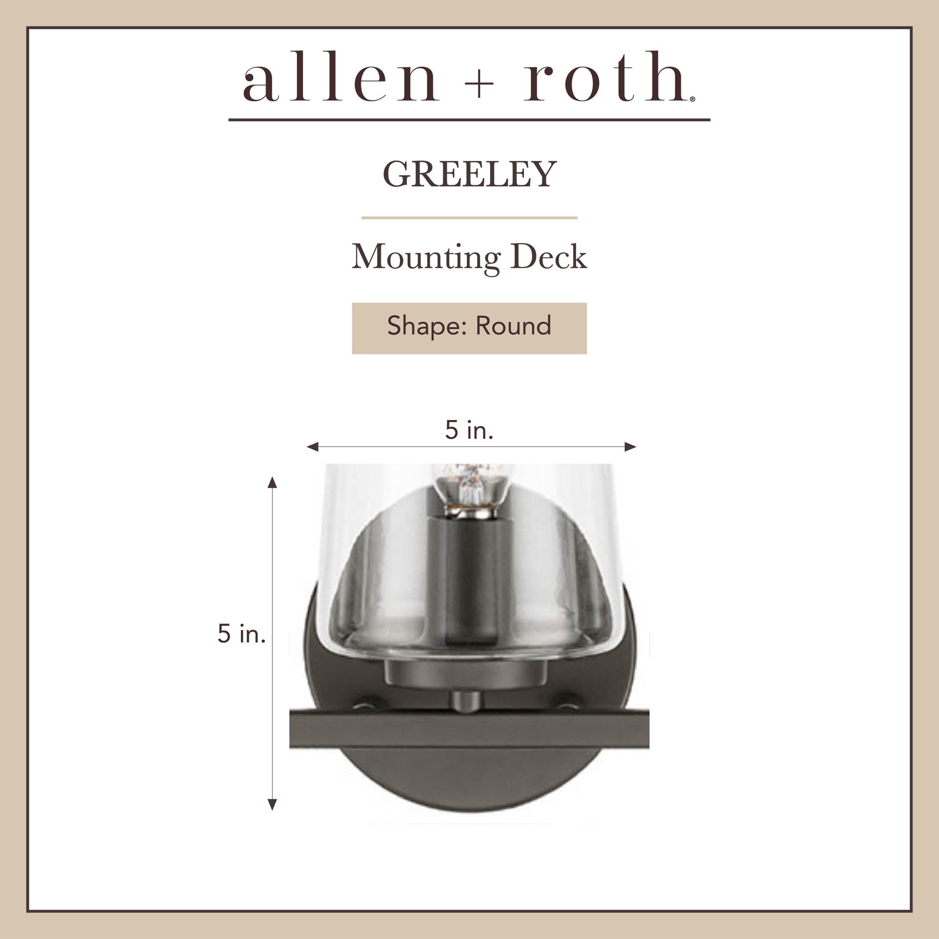 slide 3 of 6, allen + roth Greeley 23-in 3 -Light Matte Bronze Traditional Vanity light, 1 ct