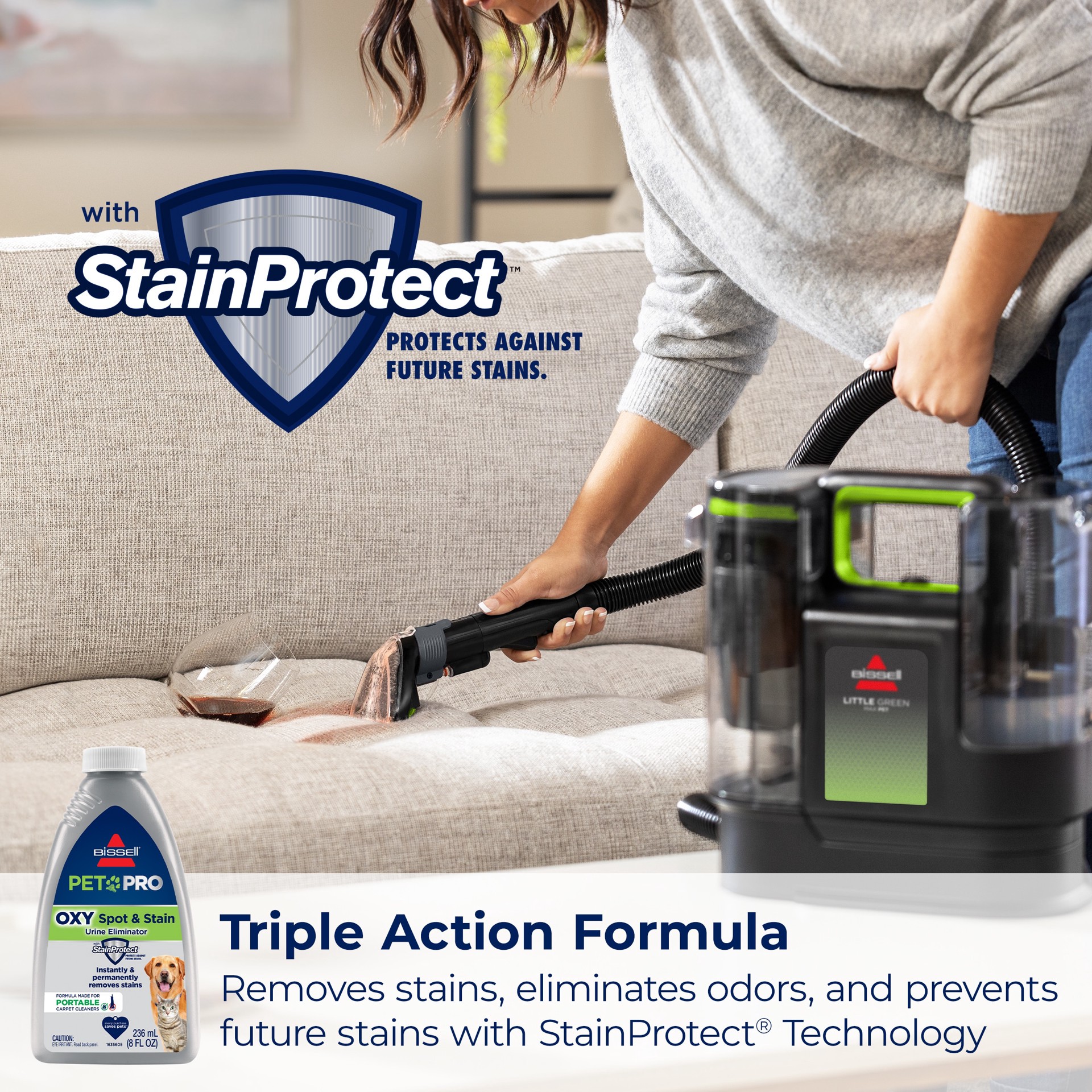 slide 6 of 6, BISSELL Little Green Max Pet Carpet Cleaner, 1 ct