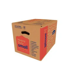 Lowe's 16-in W x 12-in H x 12-in D Small Heavy Duty Cardboard Moving Box with Handle Holes