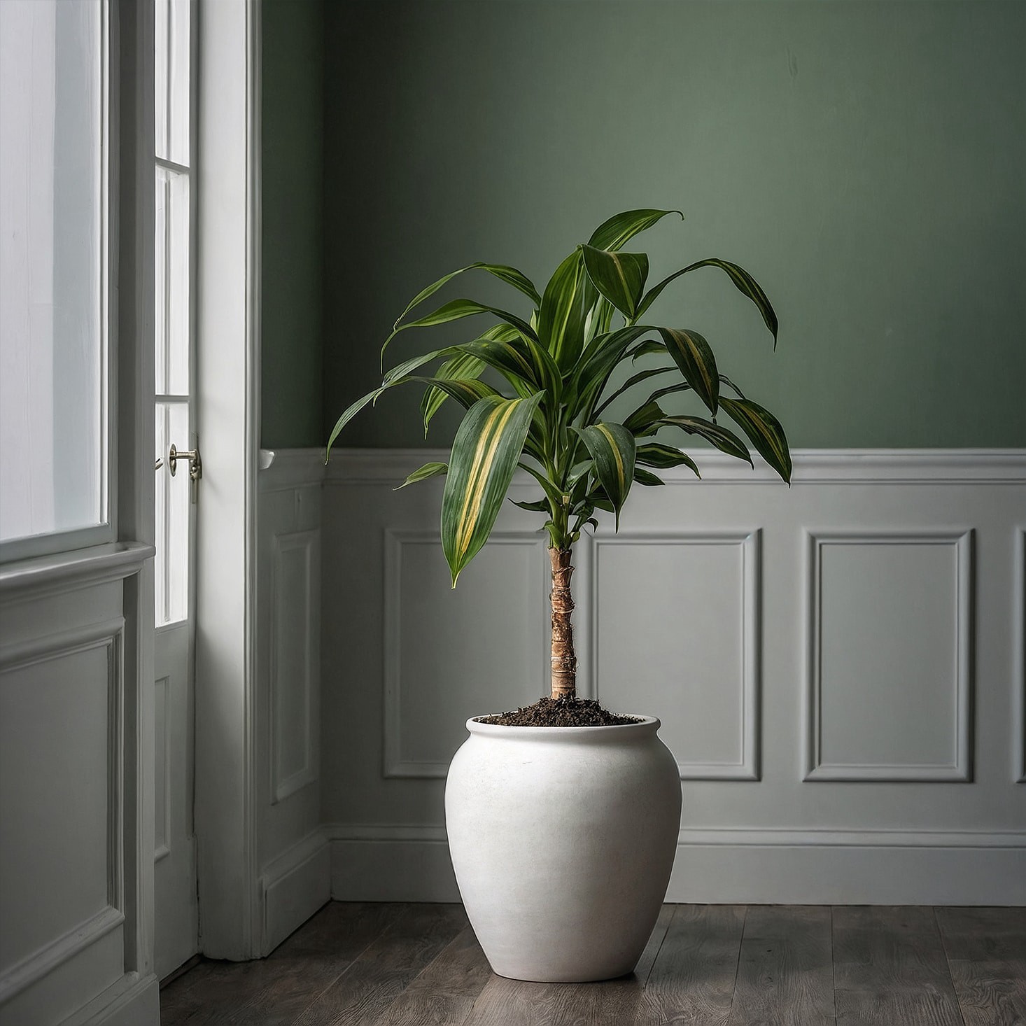 slide 2 of 5, allen + roth Round 14.13-in W x 14.13-in L White Stone Outdoor Self Watering Planter, 1 ct