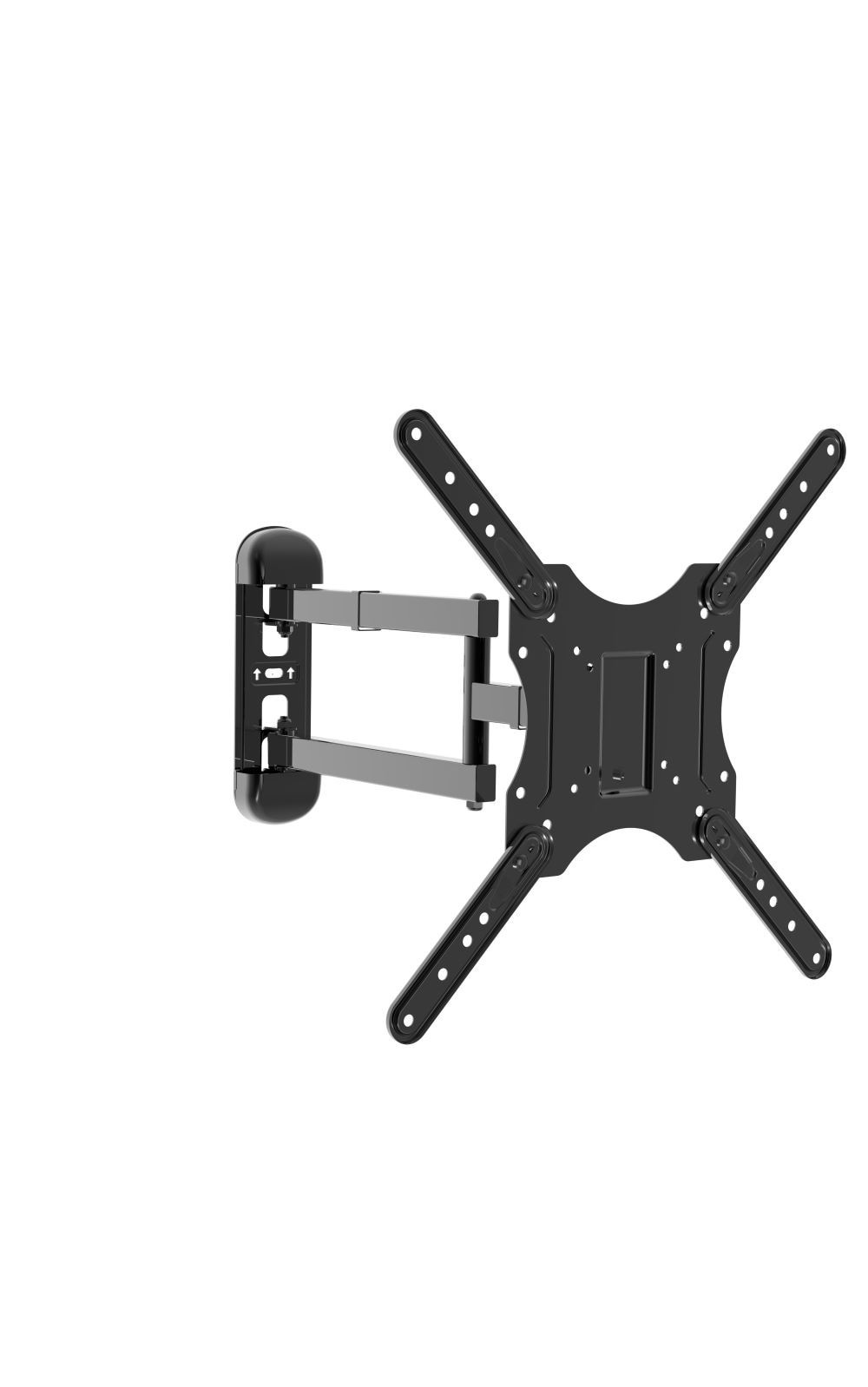 slide 1 of 4, Utilitech Full motion Indoor Wall TV mount Fits TVs up to 65-in ( Hardware Included ), 1 ct