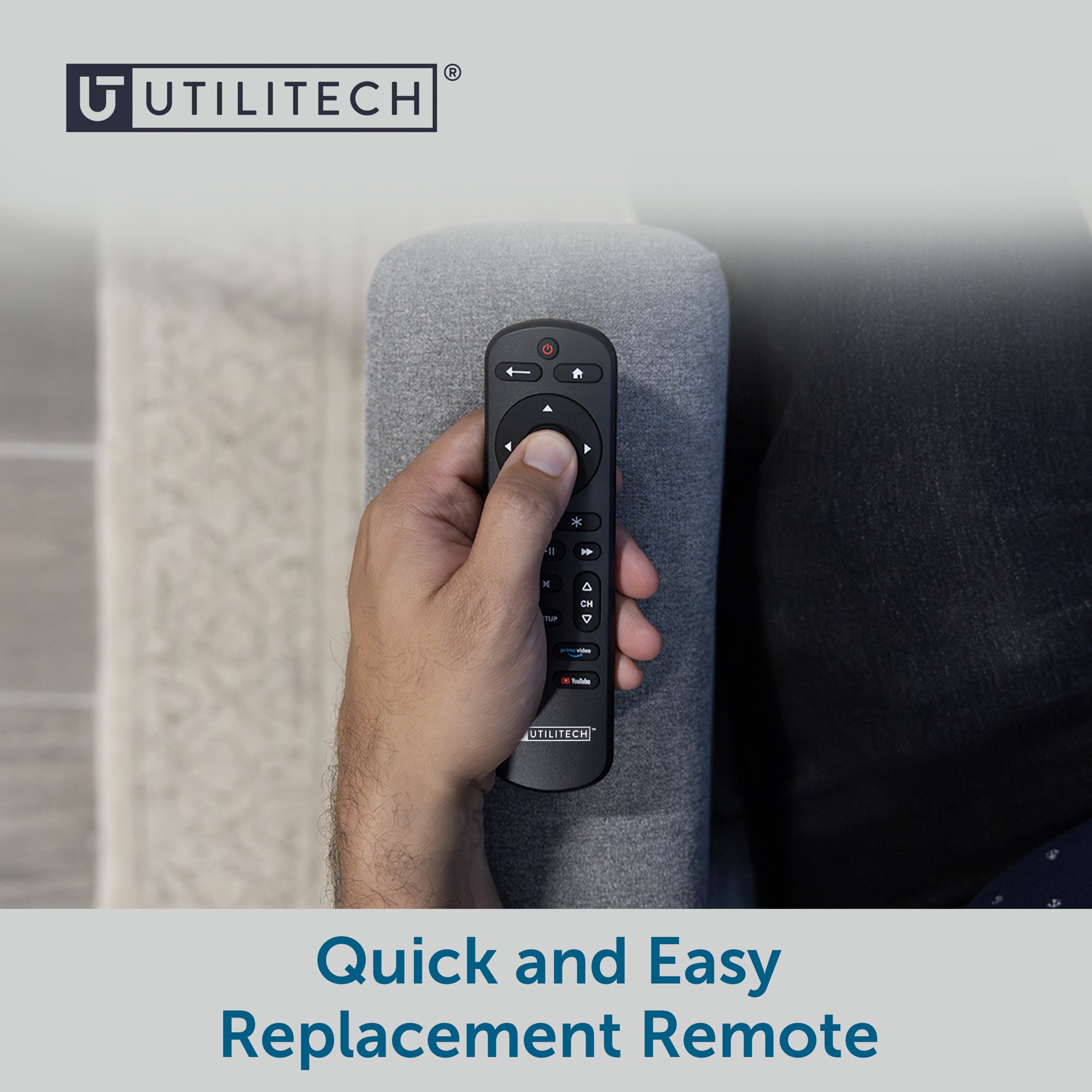 slide 2 of 6, Utilitech 1 -Device Universal Remote Control, 1 ct