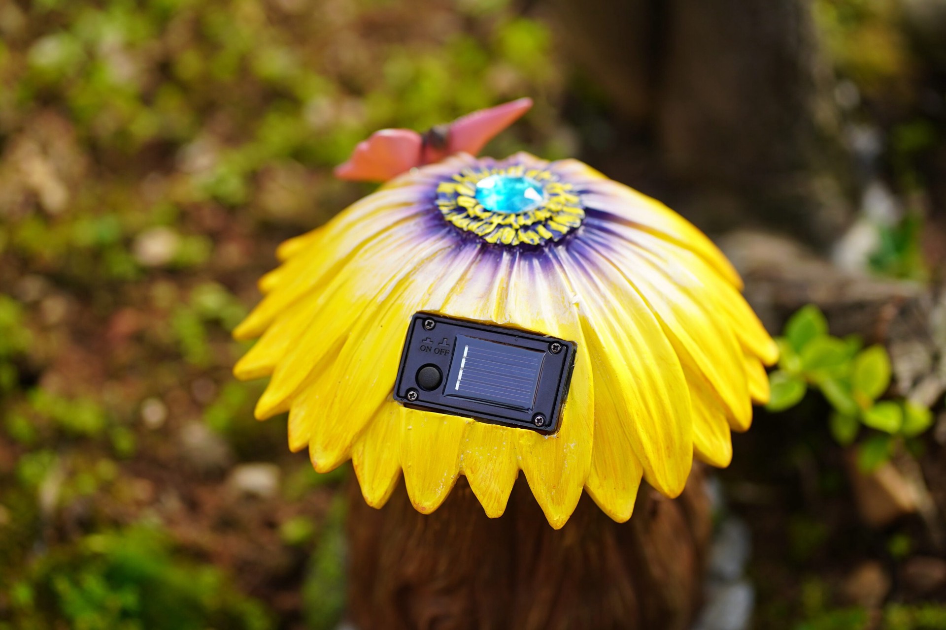 slide 3 of 6, Style Selections 10.4-in H x 7.87-in W Yellow Garden Statue, 1 ct