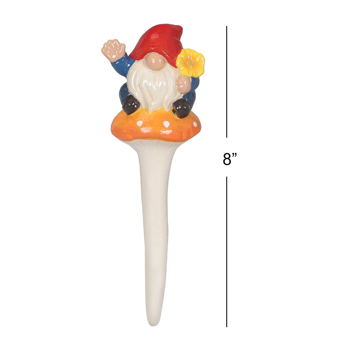 slide 3 of 6, Style Selections 8-in Multiple colors/finishes Resin Garden Stake, 1 ct