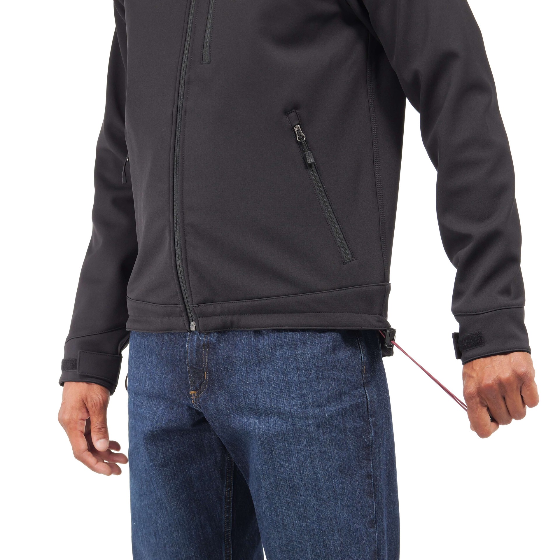 slide 5 of 6, Carhartt Rain Defender Men's Black Fleece Work jacket ( Extra Large ), 1 ct