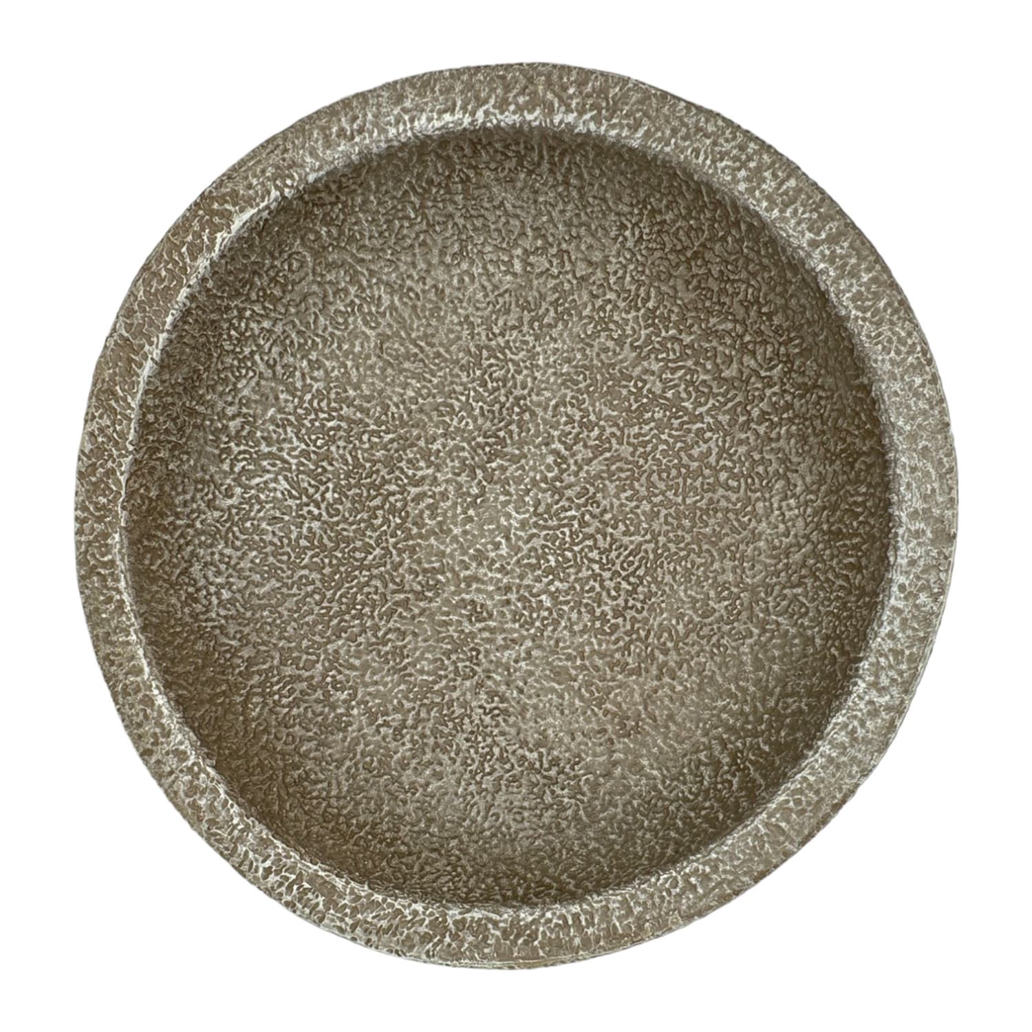 slide 4 of 6, Style Selections 20.25-in H Brown Polypropylene Complete birdbath, 1 ct