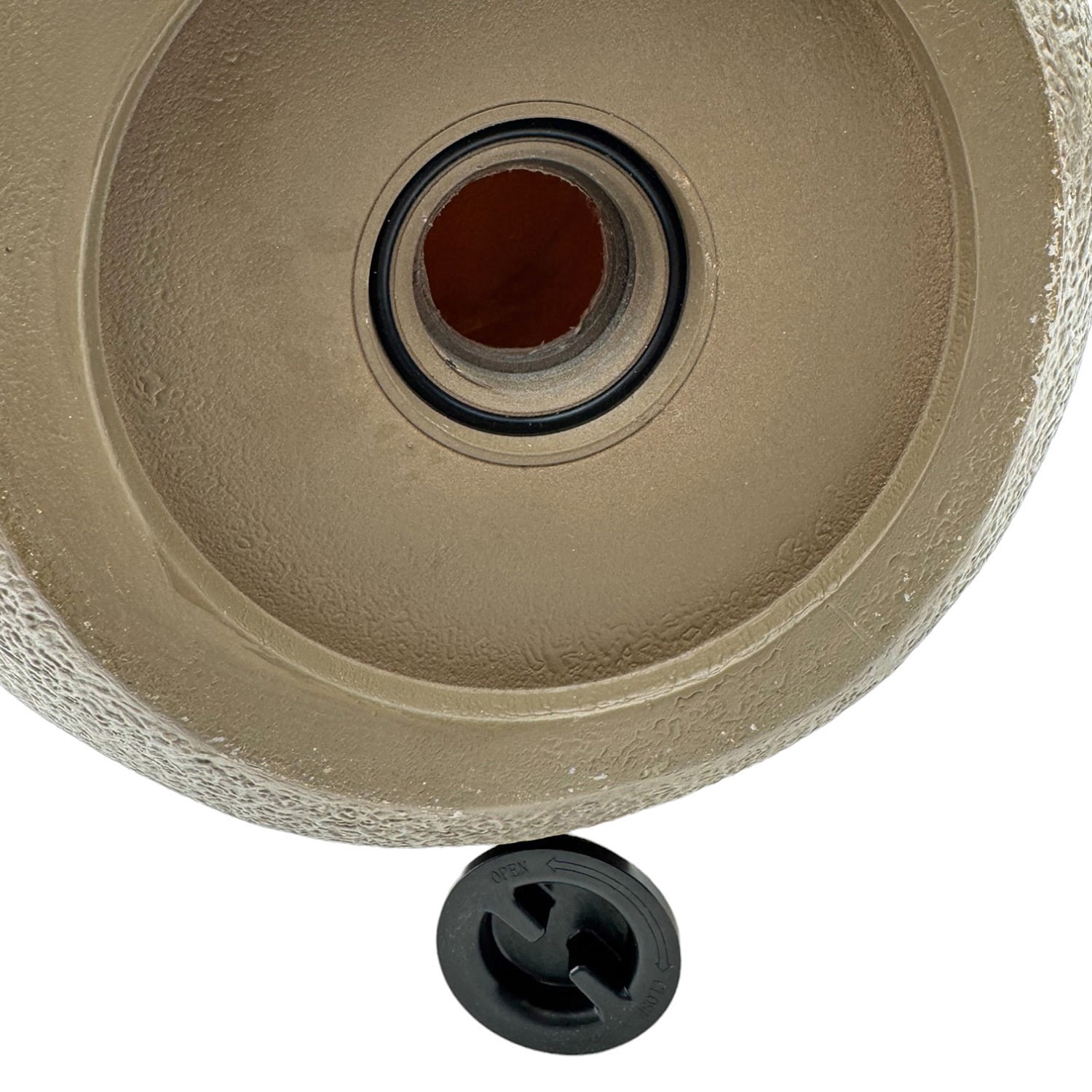 slide 6 of 6, Style Selections 20.25-in H Brown Polypropylene Complete birdbath, 1 ct