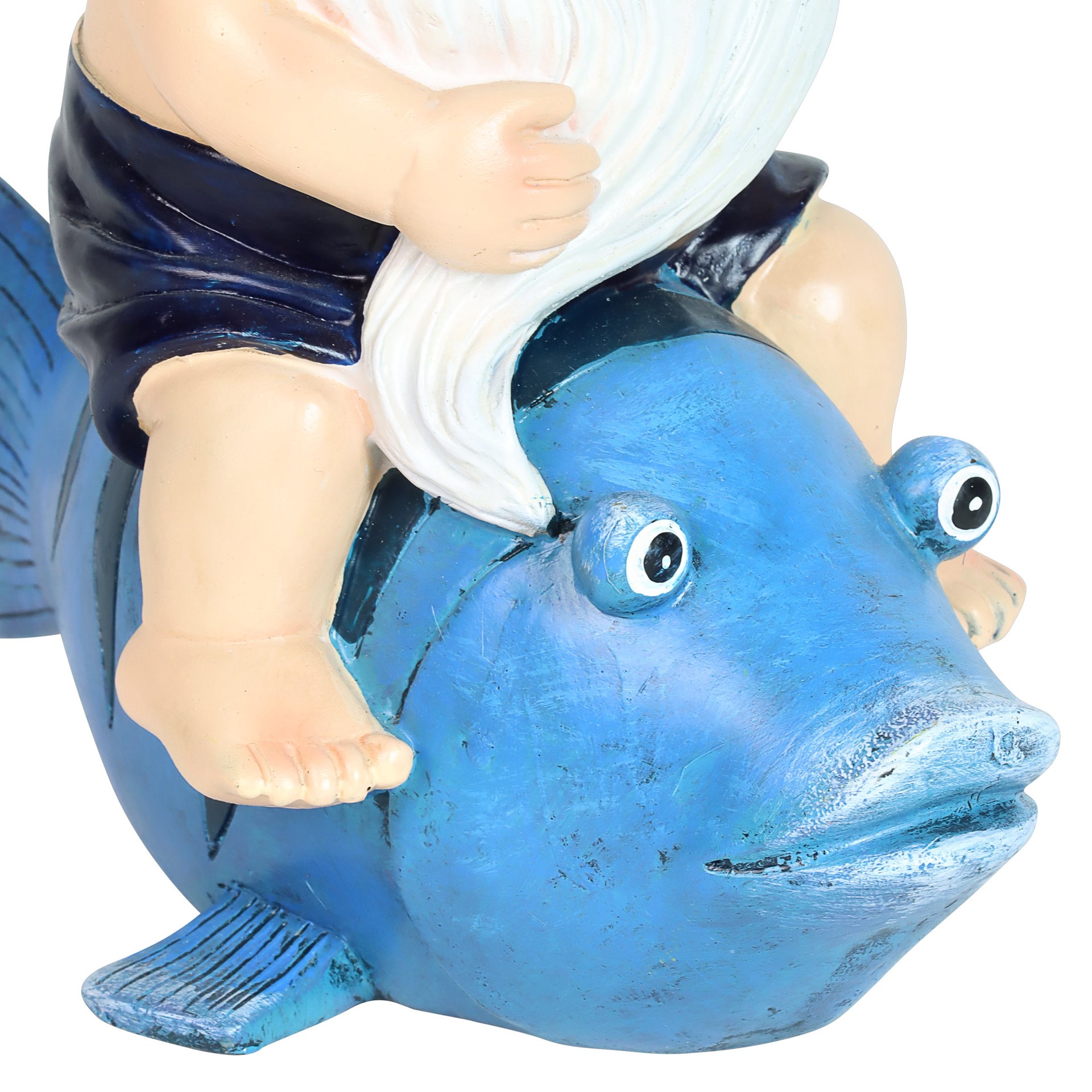 slide 2 of 6, Style Selections 12.6-in H x 9.45-in W Multiple colors/finishes Gnome Garden Statue, 1 ct