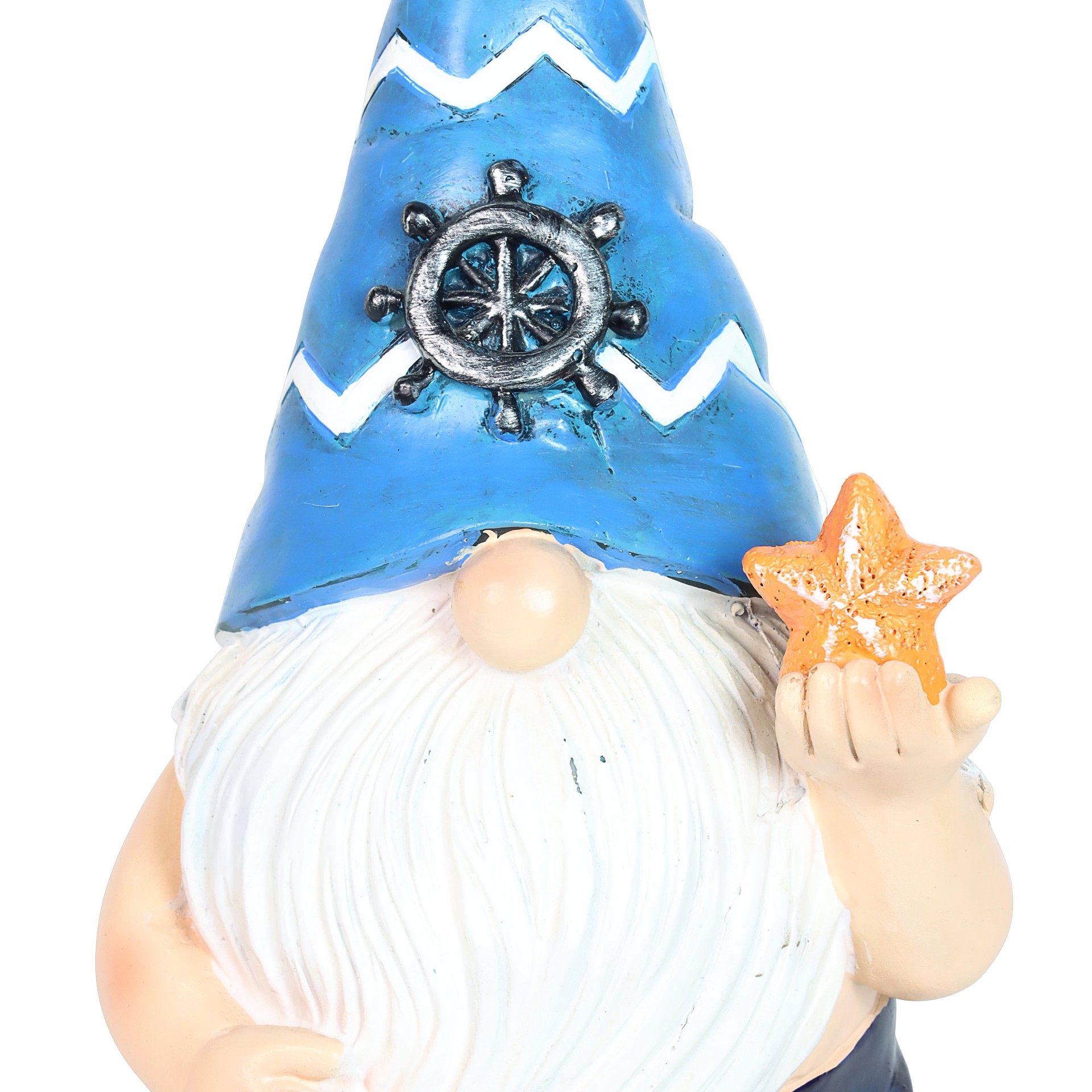 slide 3 of 6, Style Selections 12.6-in H x 9.45-in W Multiple colors/finishes Gnome Garden Statue, 1 ct