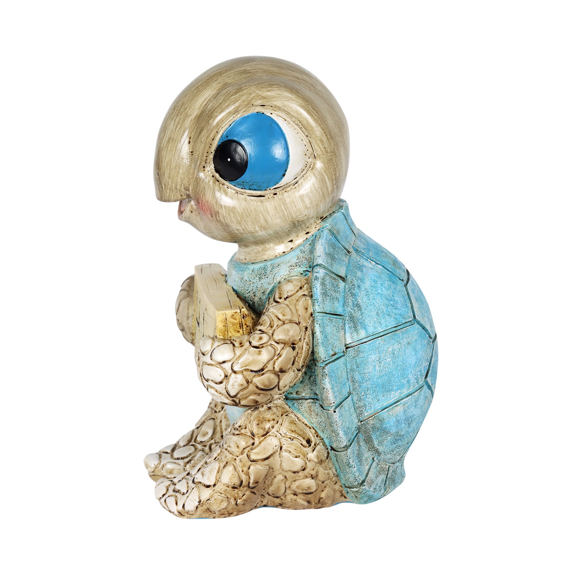 slide 3 of 4, Style Selections 9.84-in H x 6.3-in W Multiple colors/finishes Turtle Garden Statue, 1 ct