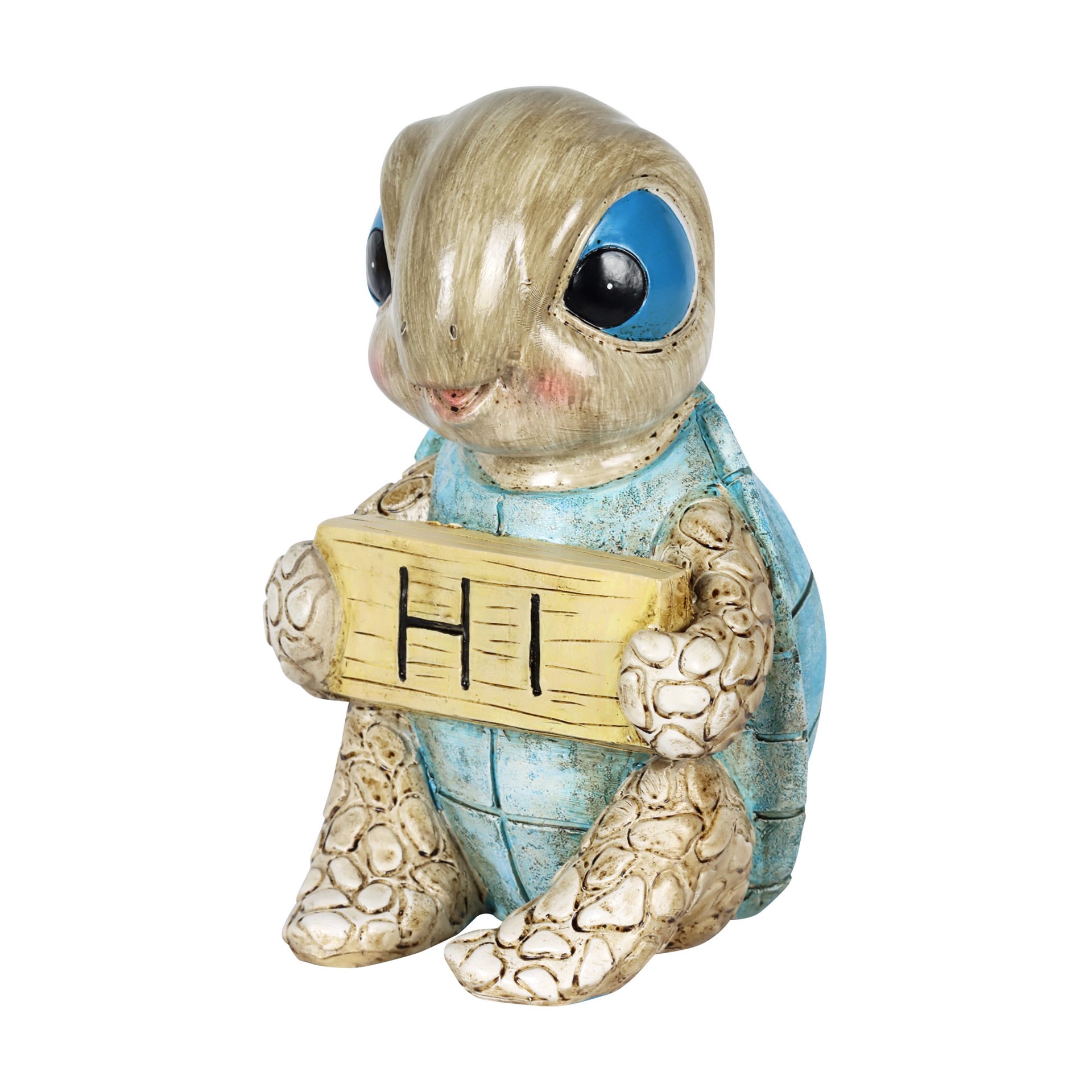 slide 4 of 4, Style Selections 9.84-in H x 6.3-in W Multiple colors/finishes Turtle Garden Statue, 1 ct