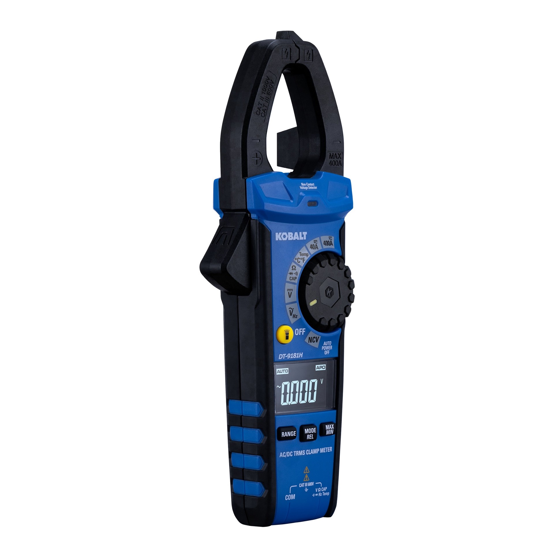 slide 4 of 6, Kobalt LCD Display Clamp meter Multimeter 400 Amp 600 -Volt, 1 ct