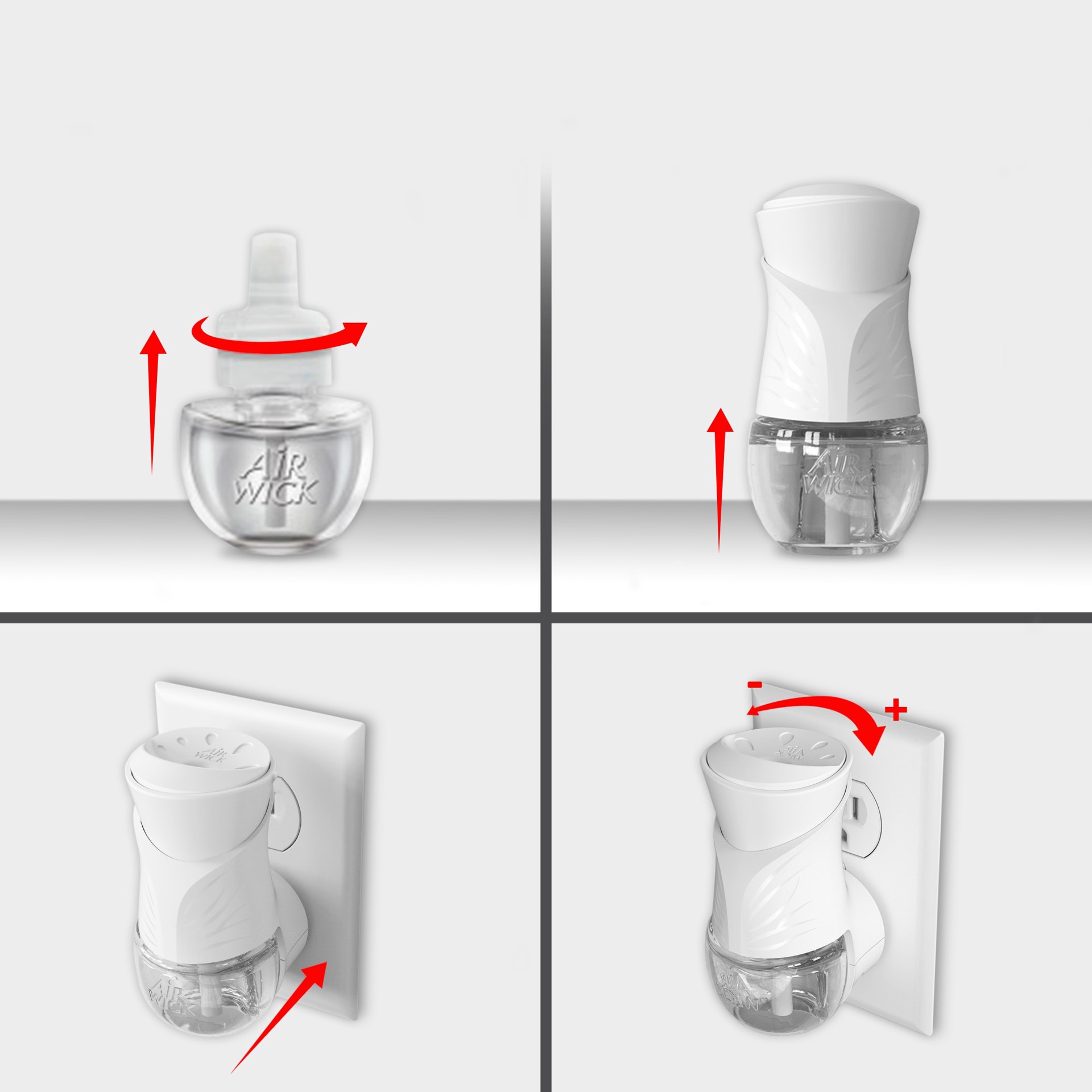 slide 4 of 5, Air Wick 0.67 -fl oz Lush Honeysuckle Raspberry + Hibiscus Blooming Orchids Refill Air Freshener 7 -Pack, 1 ct