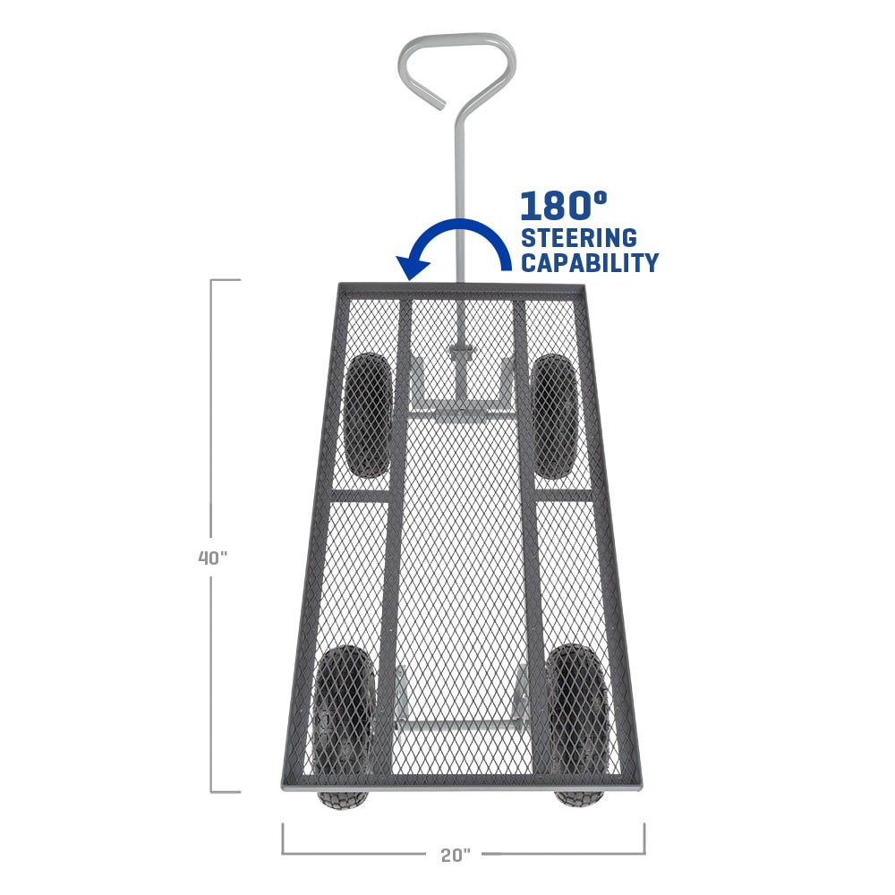 slide 2 of 6, Project Source Steel Yard Cart, 1 ct