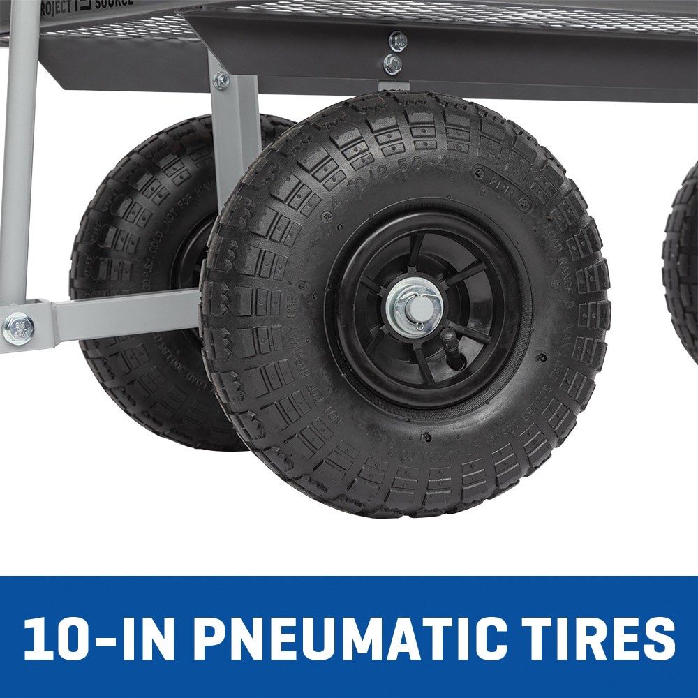 slide 4 of 6, Project Source Steel Yard Cart, 1 ct