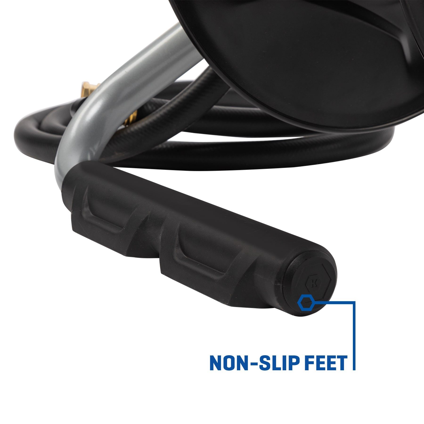 slide 3 of 6, Kobalt Steel 75-ft Stand Hose Reel, 1 ct