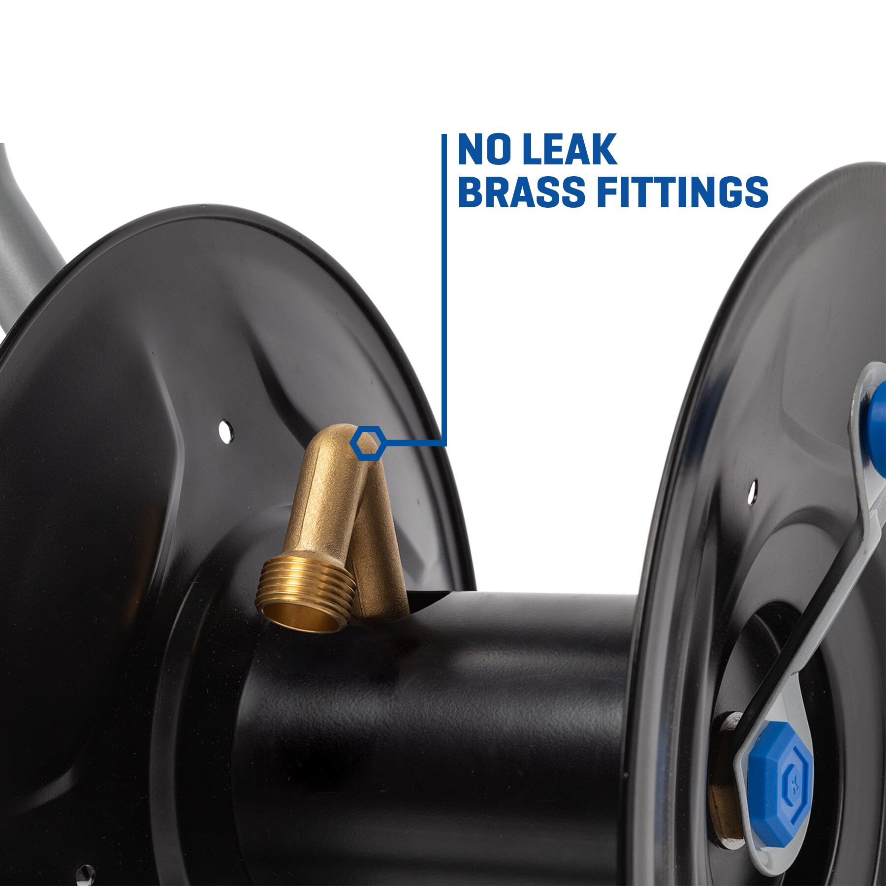 slide 4 of 6, Kobalt Steel 75-ft Stand Hose Reel, 1 ct