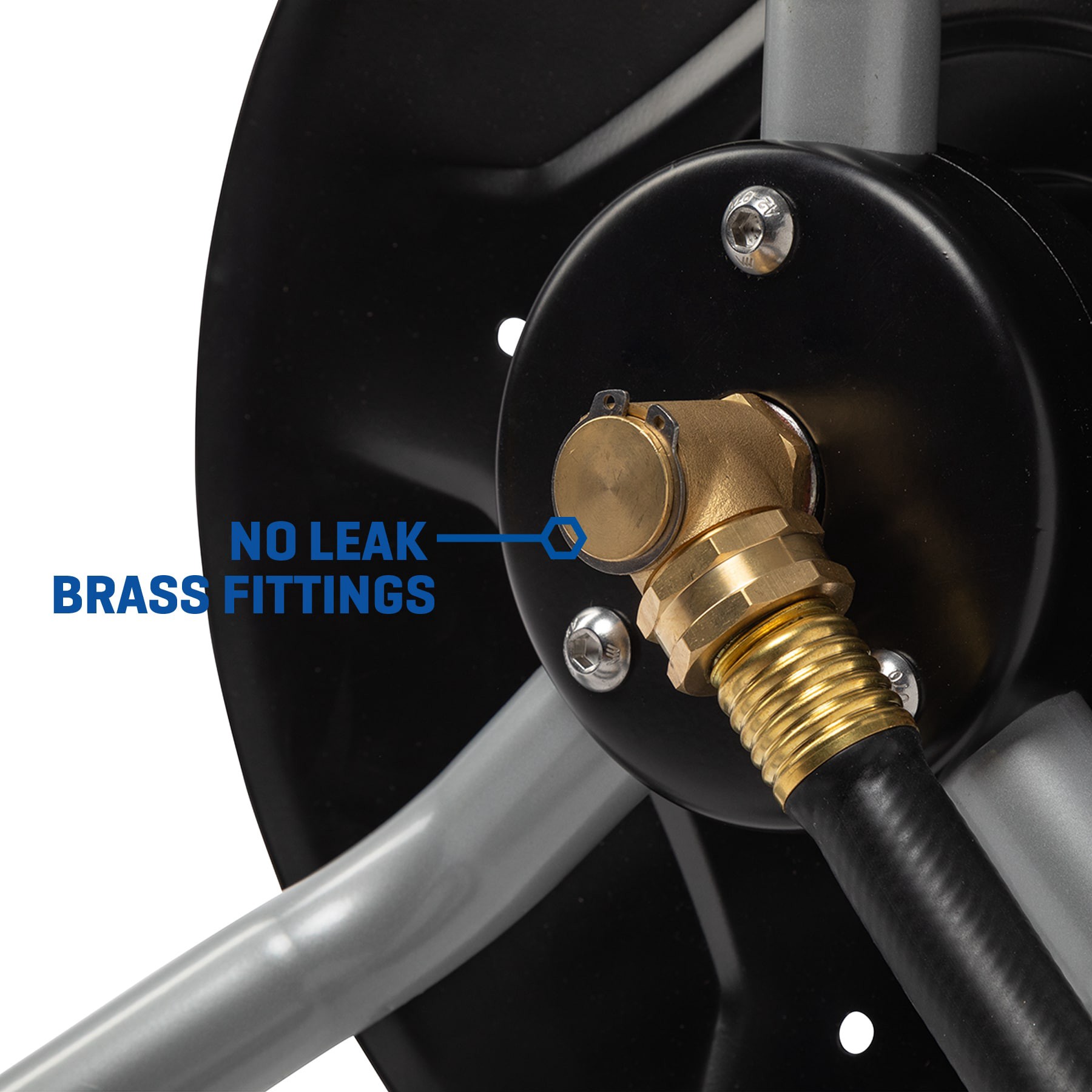 slide 5 of 6, Kobalt Steel 75-ft Stand Hose Reel, 1 ct