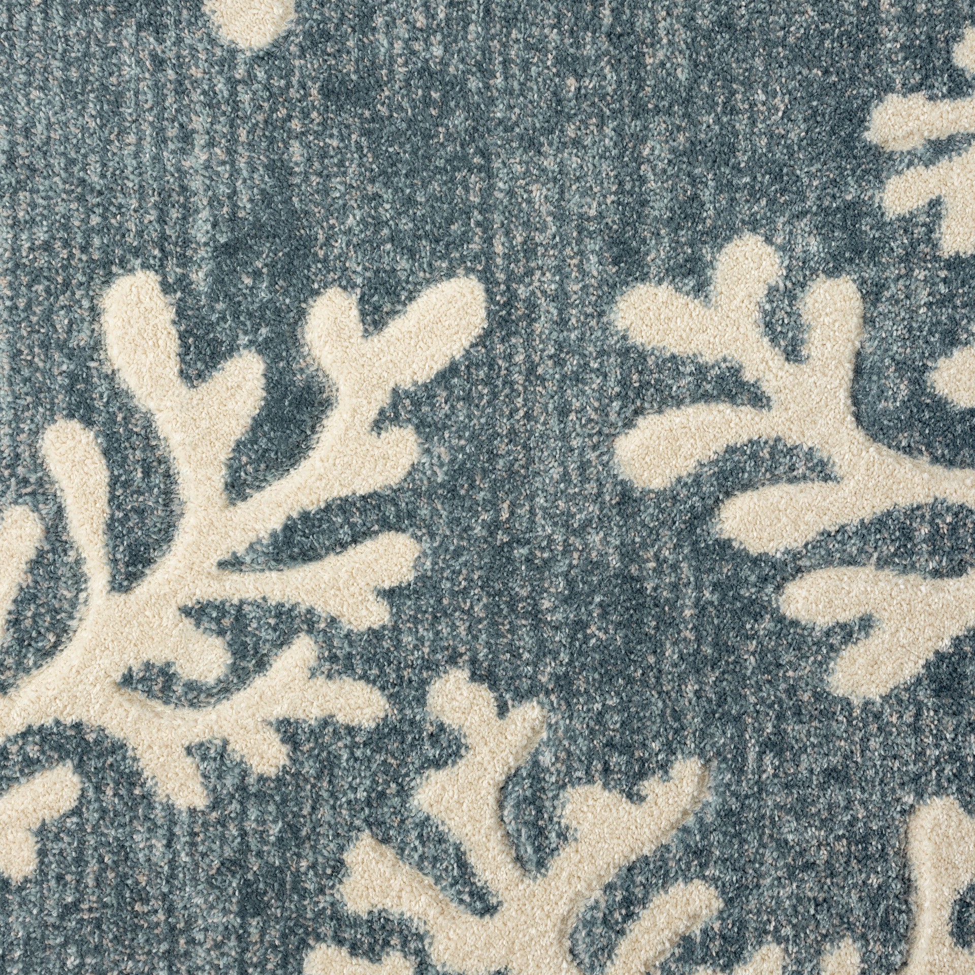 slide 5 of 6, allen + roth 5 x 7 (ft) Loomed Blue Rectangular Indoor Coastal Pet Friendly Area rug, 1 ct
