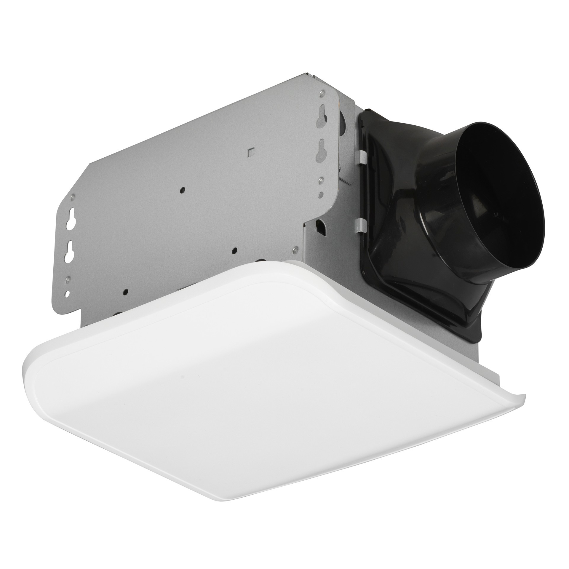 slide 2 of 6, Project Source 2-Sone 70-CFM White Bathroom Ventilator Fan, 1 ct