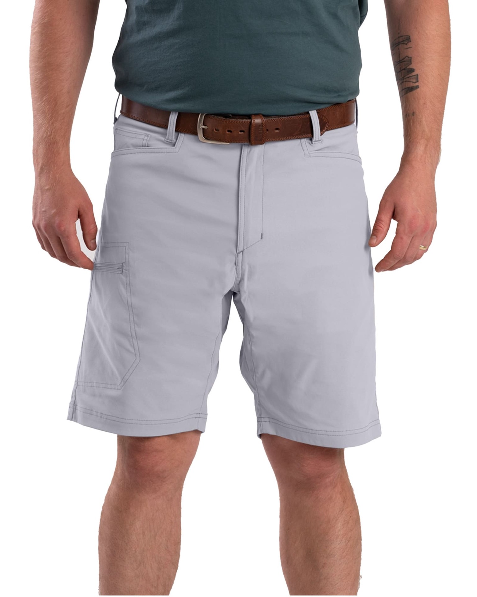 slide 1 of 4, BERNE APPAREL Men's Smoke Twill 10-in Carpenter shorts ( Size: 38 ), 1 ct