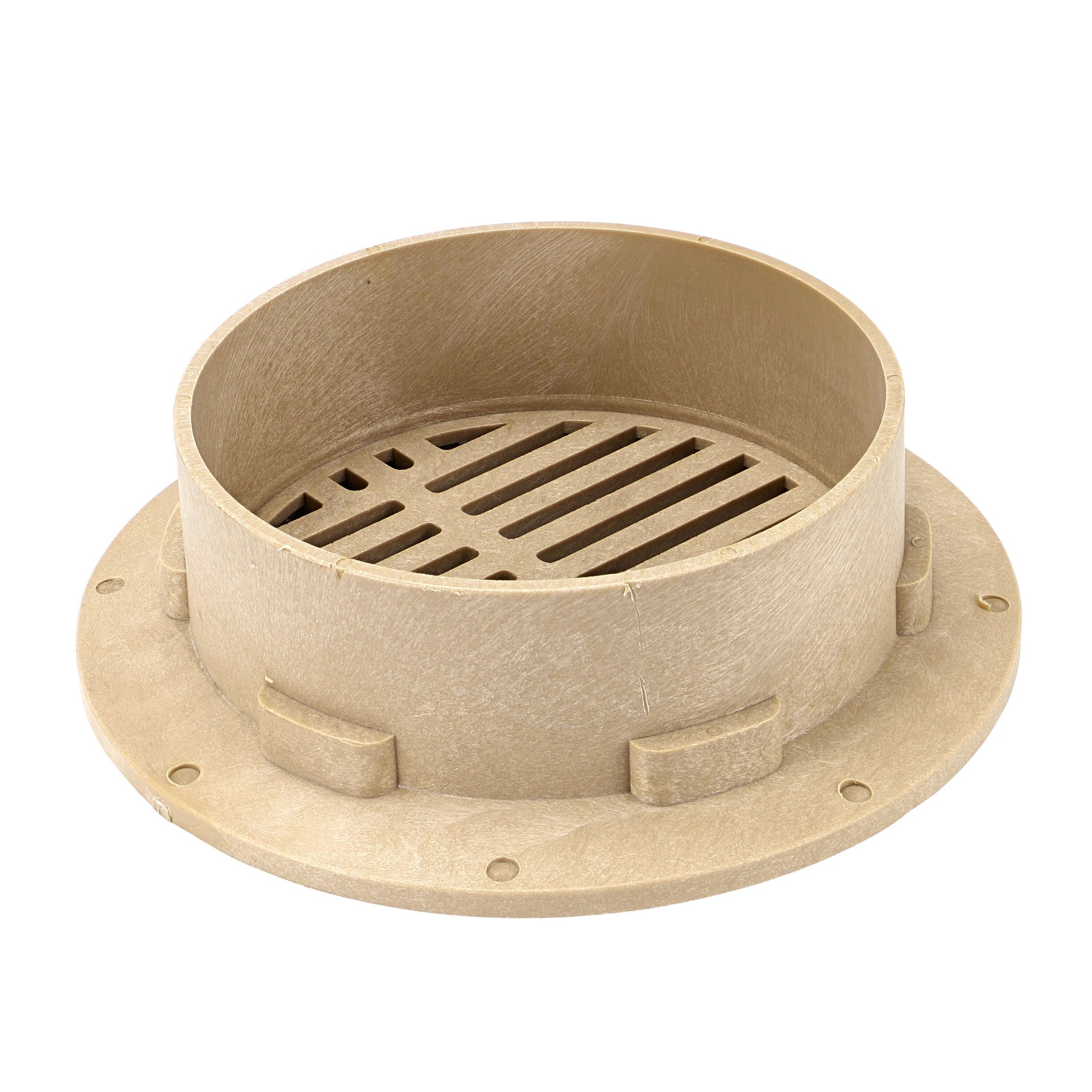 slide 5 of 6, NDS 8-in L x 8-1/2-in W x 8-in dia Drain Grate Grate, 1 ct