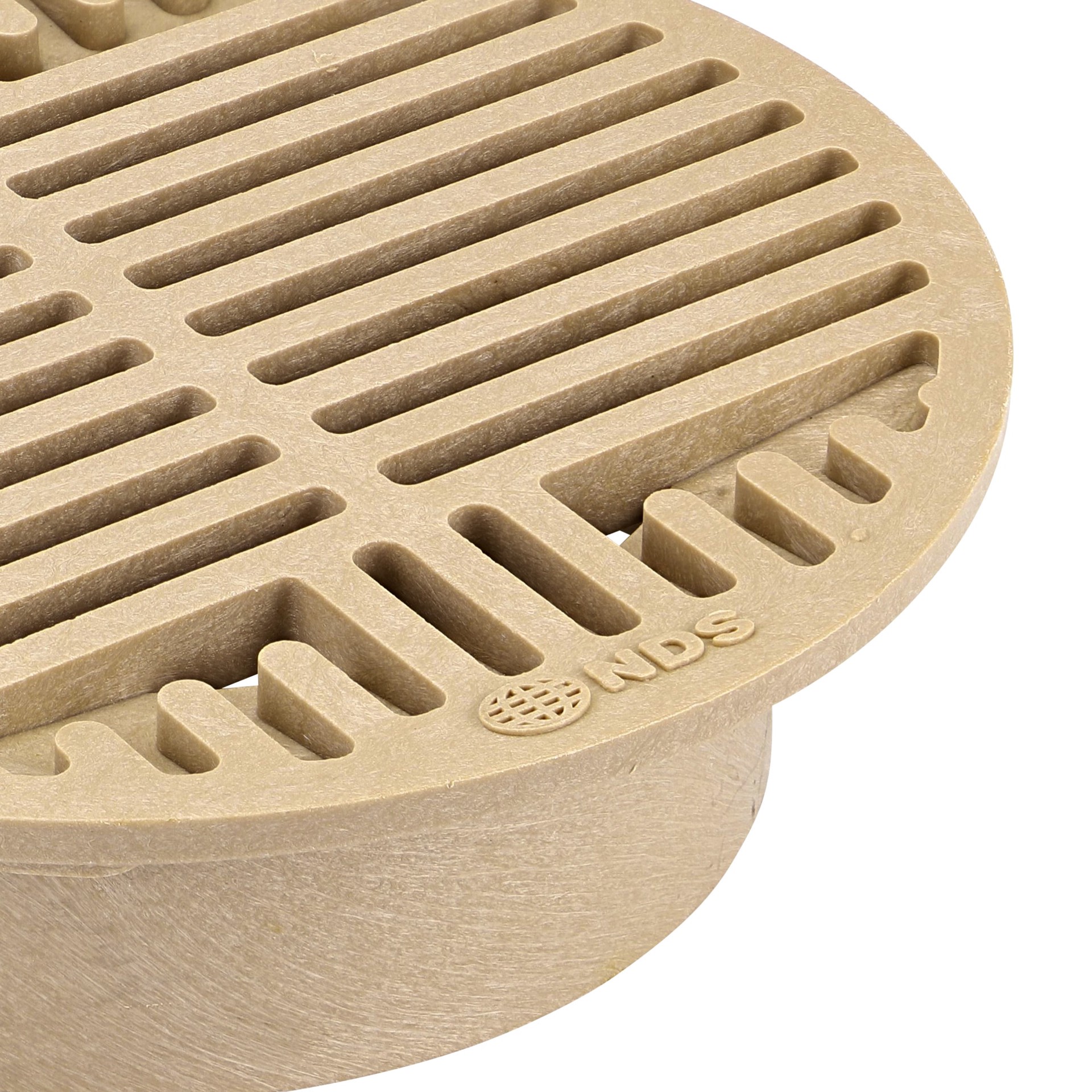 slide 2 of 6, NDS 8-in L x 8-1/2-in W x 8-in dia Drain Grate Grate, 1 ct