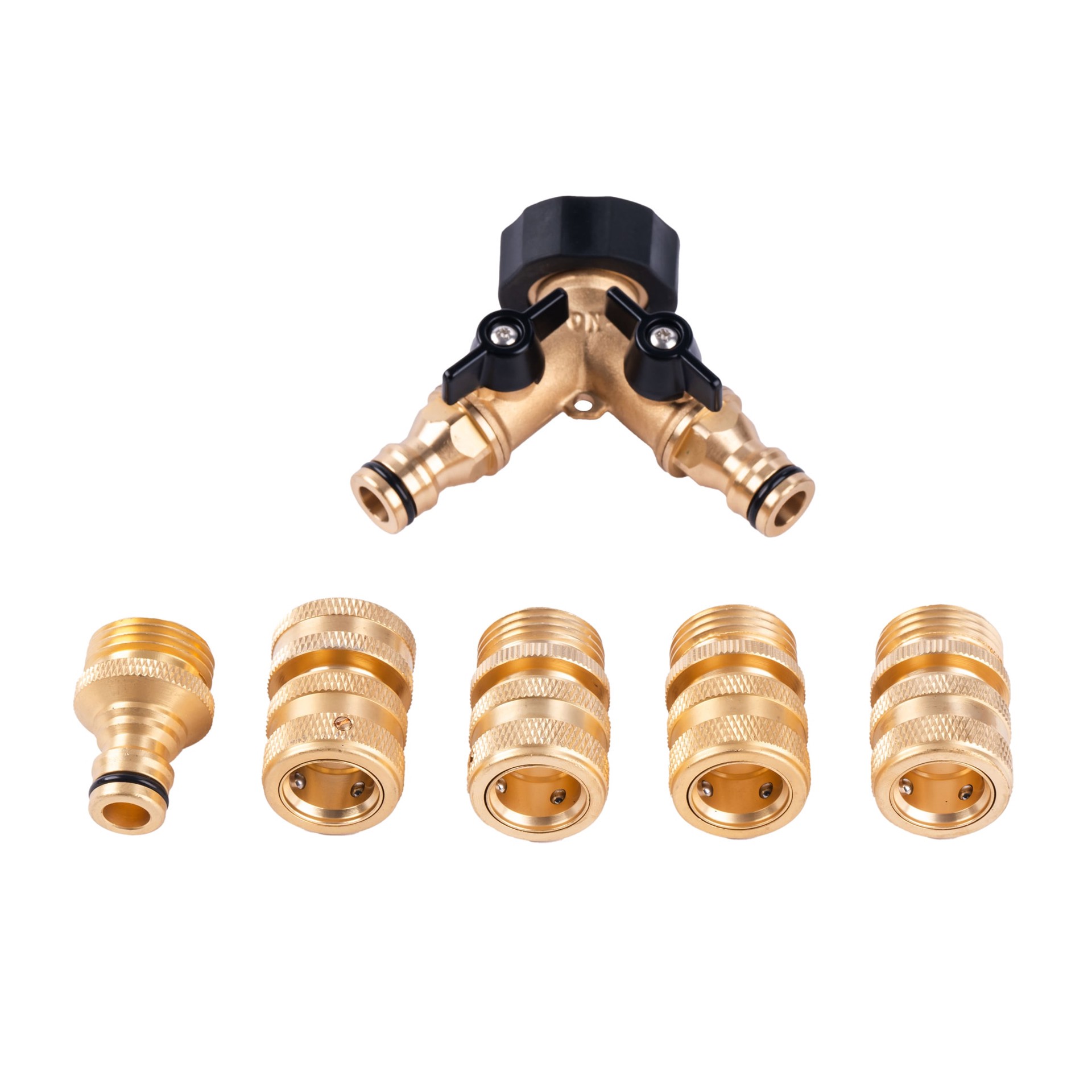 slide 4 of 6, Kobalt Brass Quick connector set, 1 ct