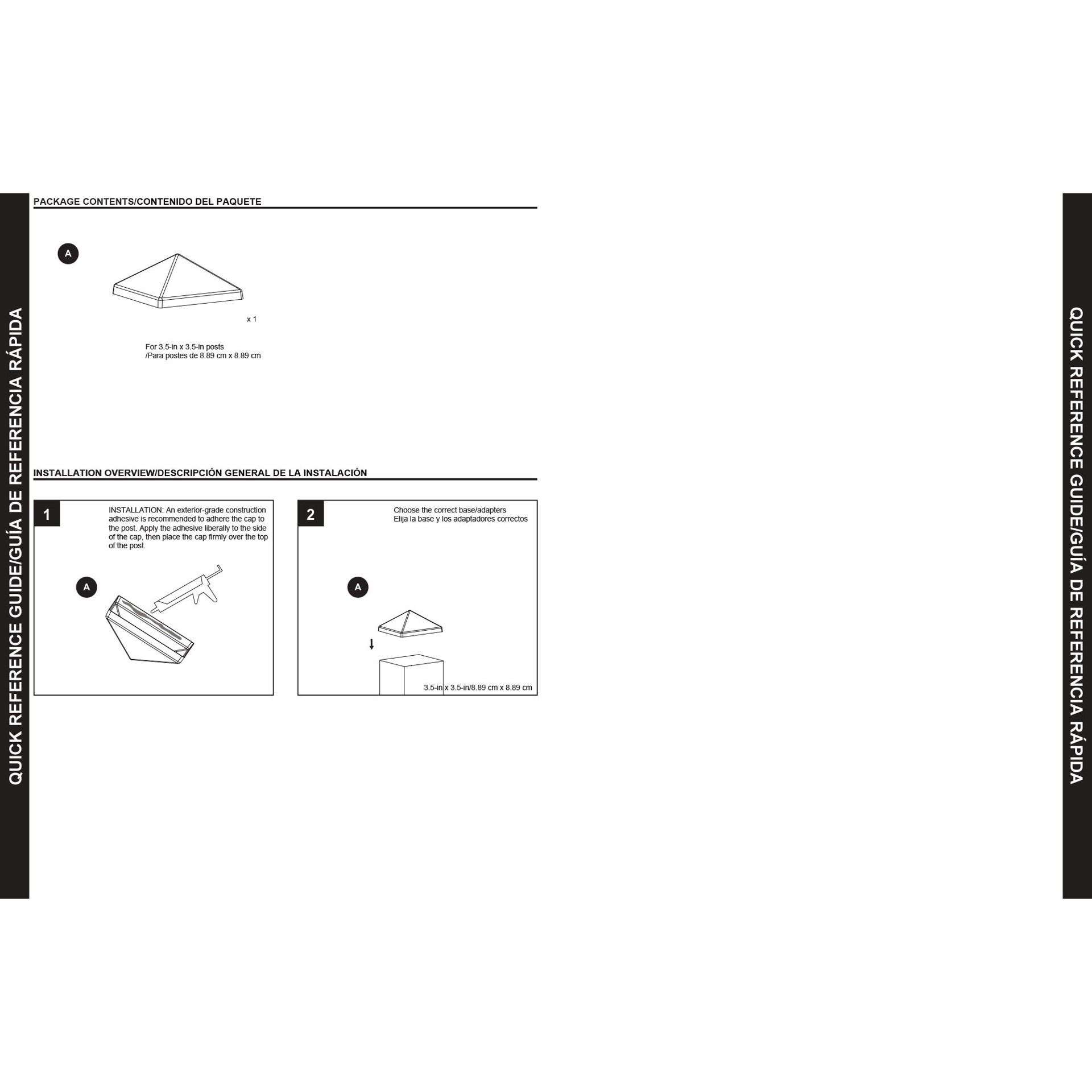 slide 6 of 6, RELIABILT 4-in x 4-in Classic Copper Metal Deck Post Cap, 1 ct