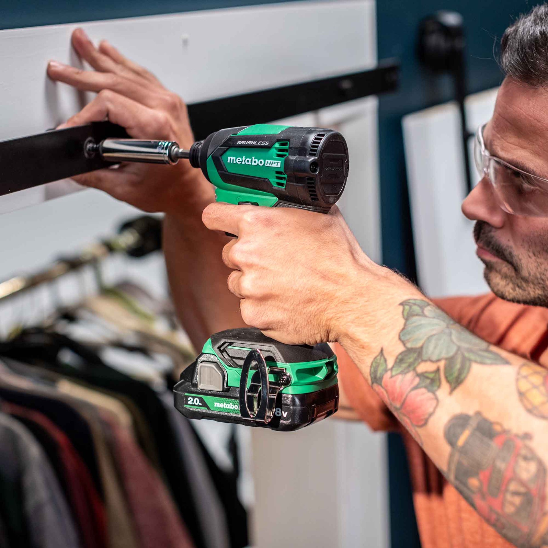 slide 2 of 6, Metabo HPT 18-volt 2-Tool Brushless Power Tool Combo Kit with Soft Case (2-Batteries Included and Charger Included), 1 ct