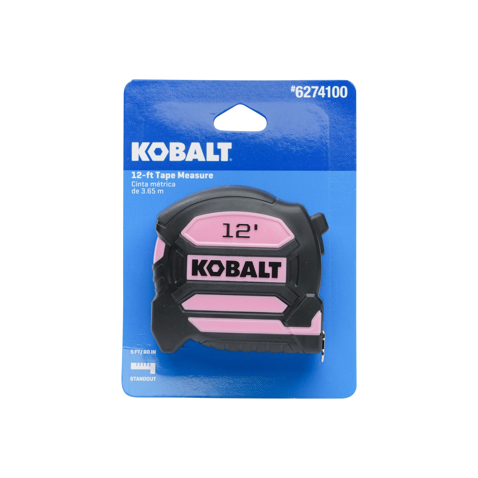 slide 3 of 6, Kobalt Pink 12-ft Tape Measure, 1 ct