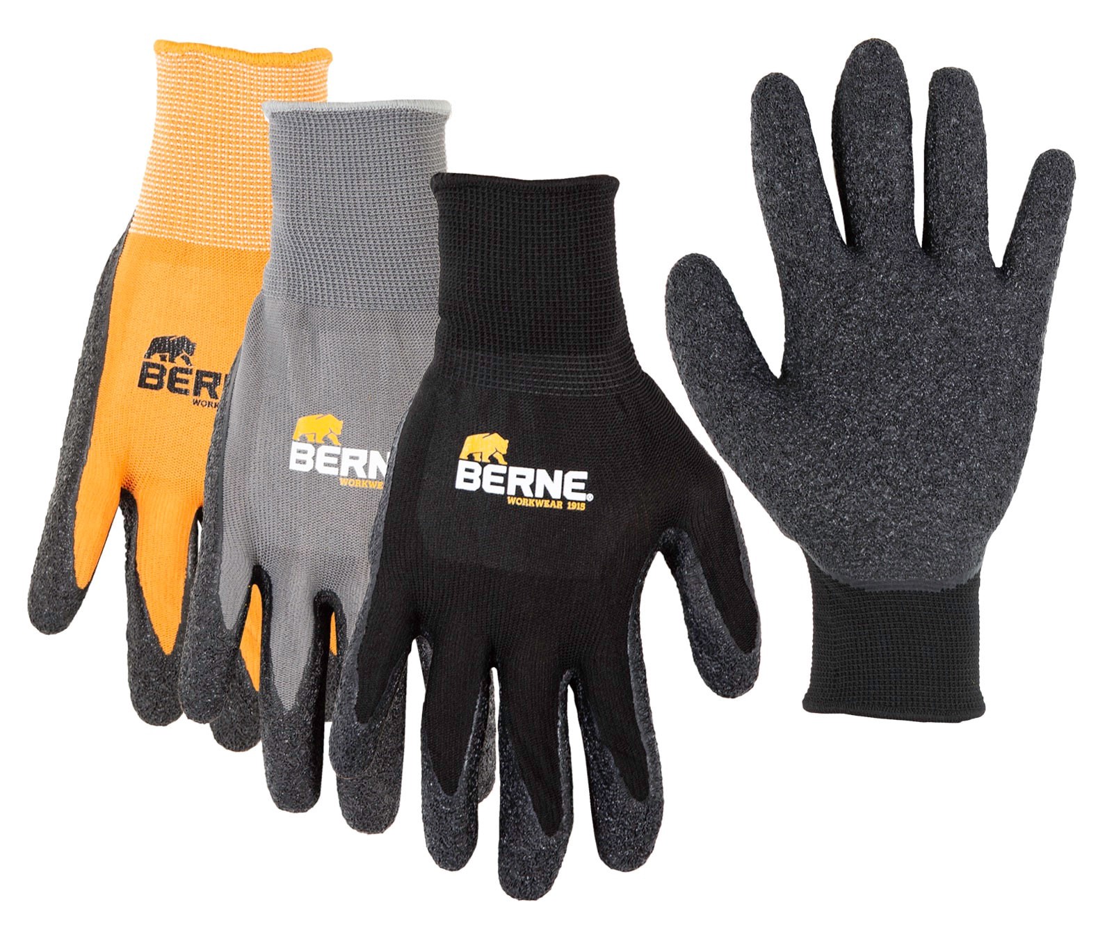 slide 1 of 1, BERNE APPAREL Quick Grip Glove, 3-Pack, 1 ct