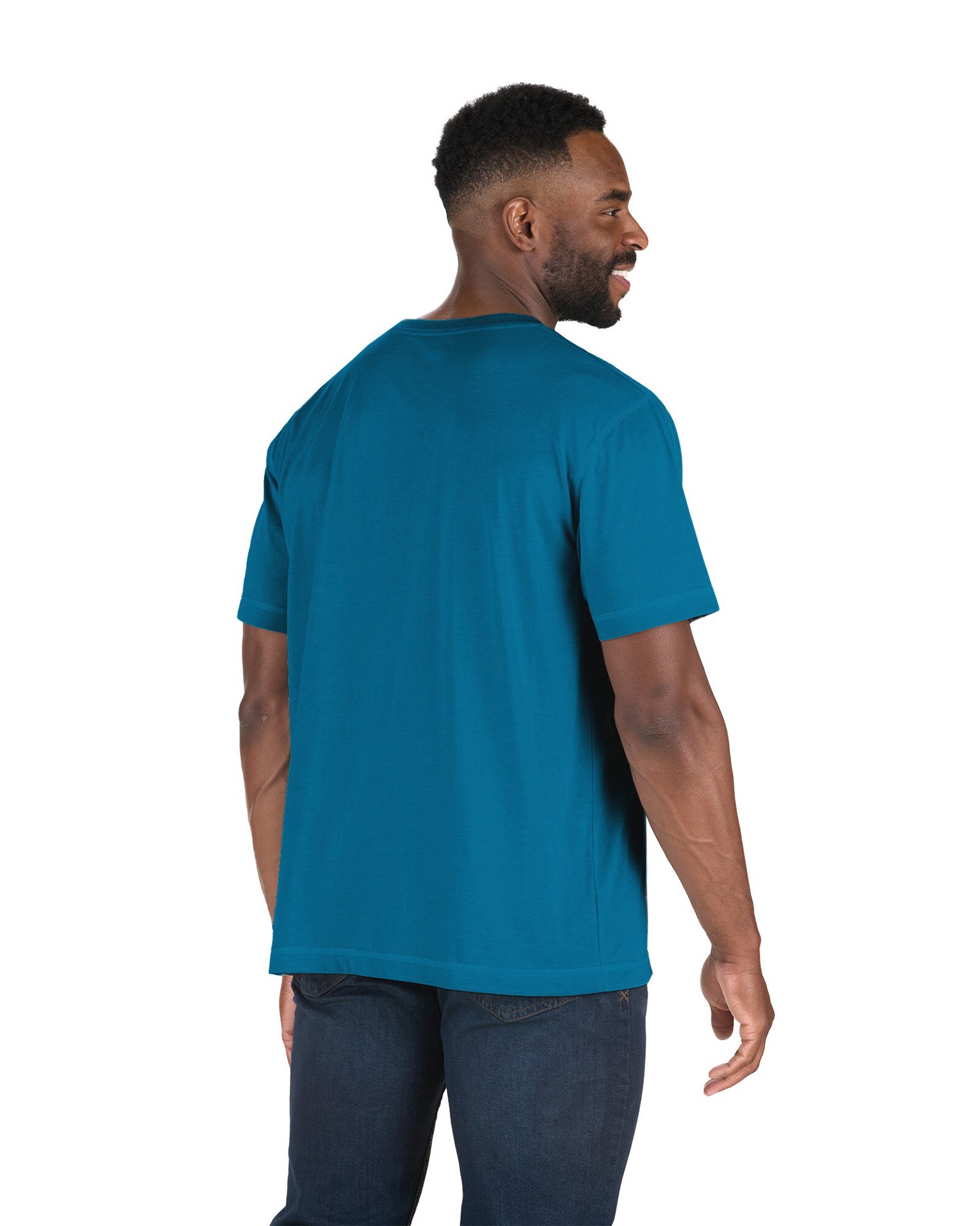 slide 2 of 4, BERNE APPAREL Men's Blue Jersey Short sleeve T-shirt ( Large ), 1 ct