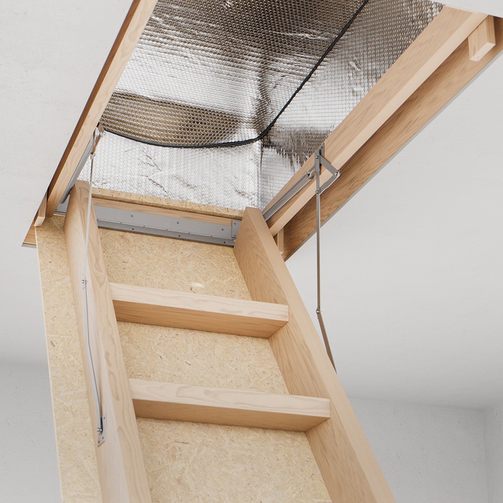 slide 5 of 5, Reflectix 54-in Pull-down attic ladder cover, 1 ct