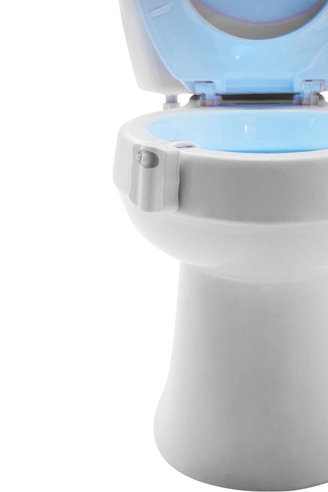 slide 2 of 6, Utilitech White Toilet seat night light, 1 ct
